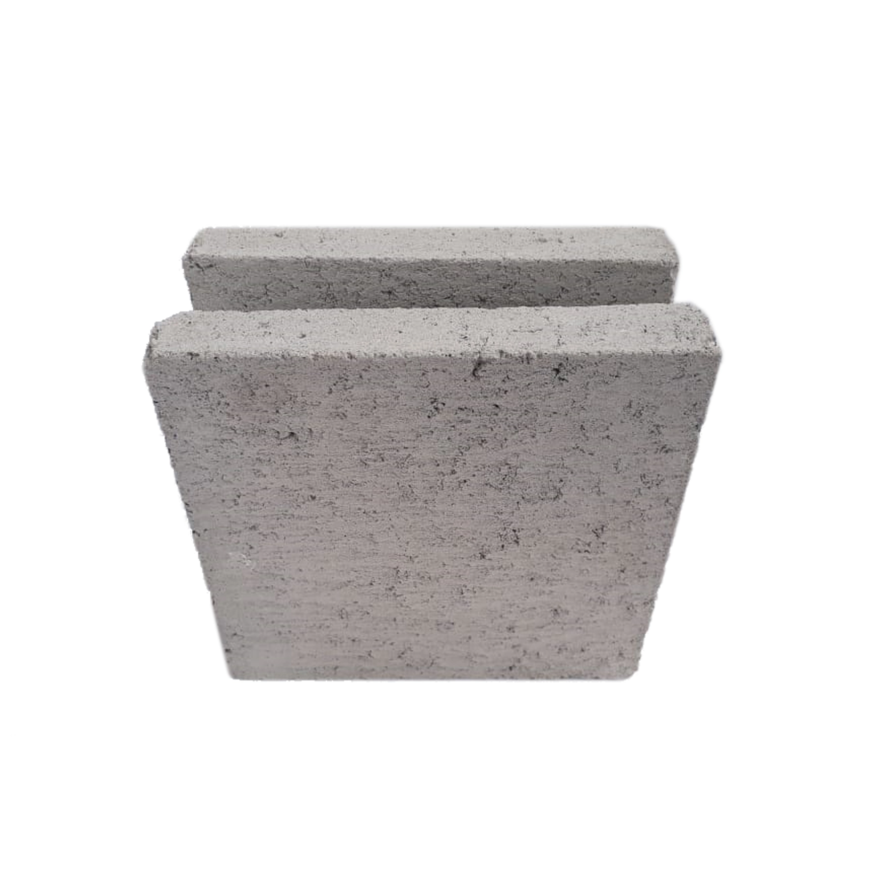 Meia Canaleta de Concreto Vedação U 09x19x19cm Cidade Engenharia
