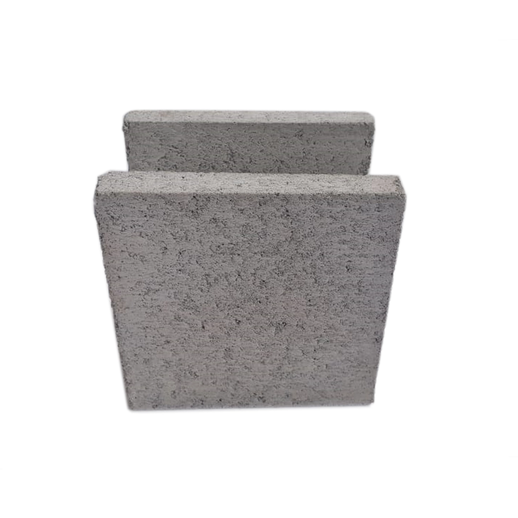 Meia Canaleta de Concreto Vedação U 14x19x19cm Cidade Engenharia