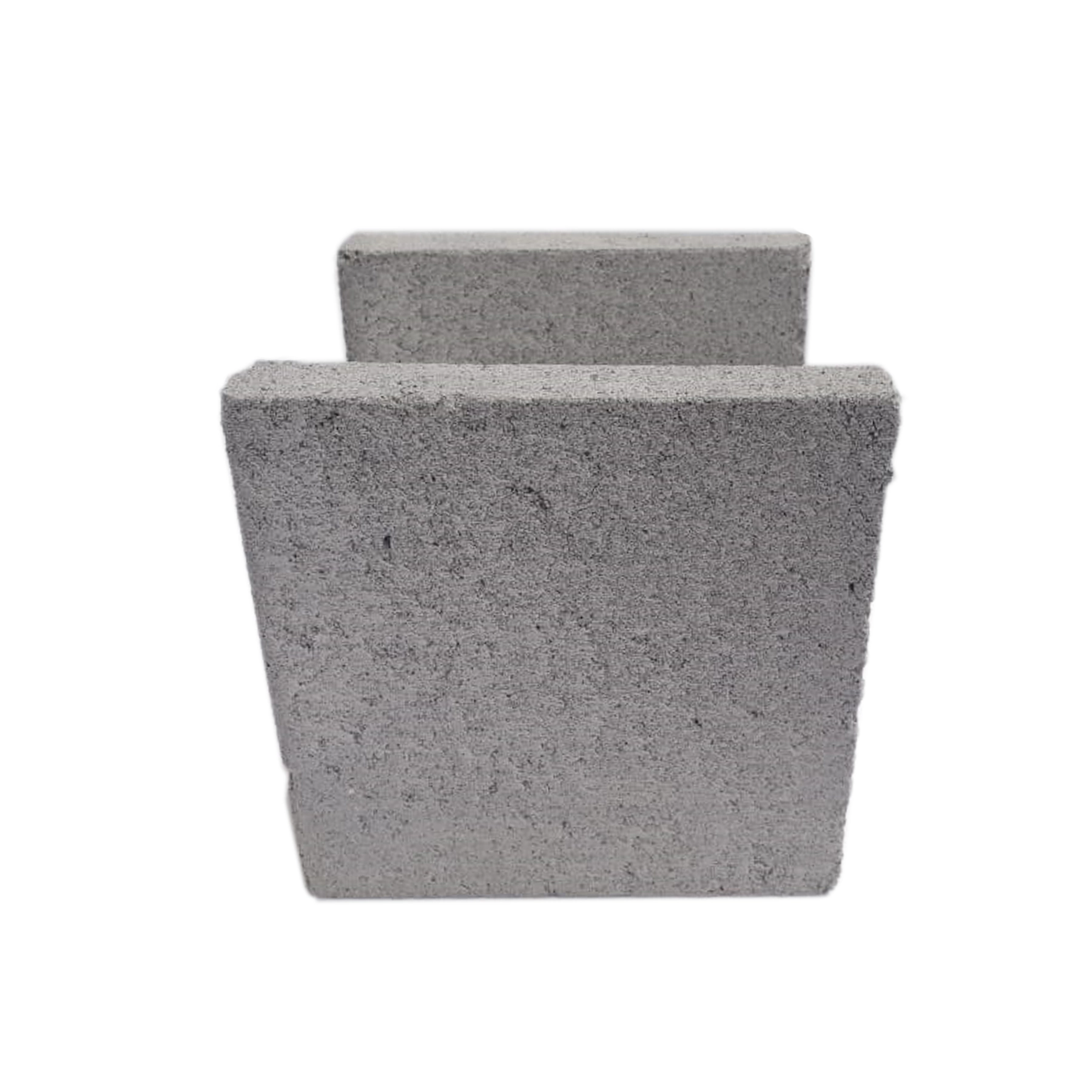 Meia Canaleta de Concreto Vedação U 19x19x19cm Cidade Engenharia
