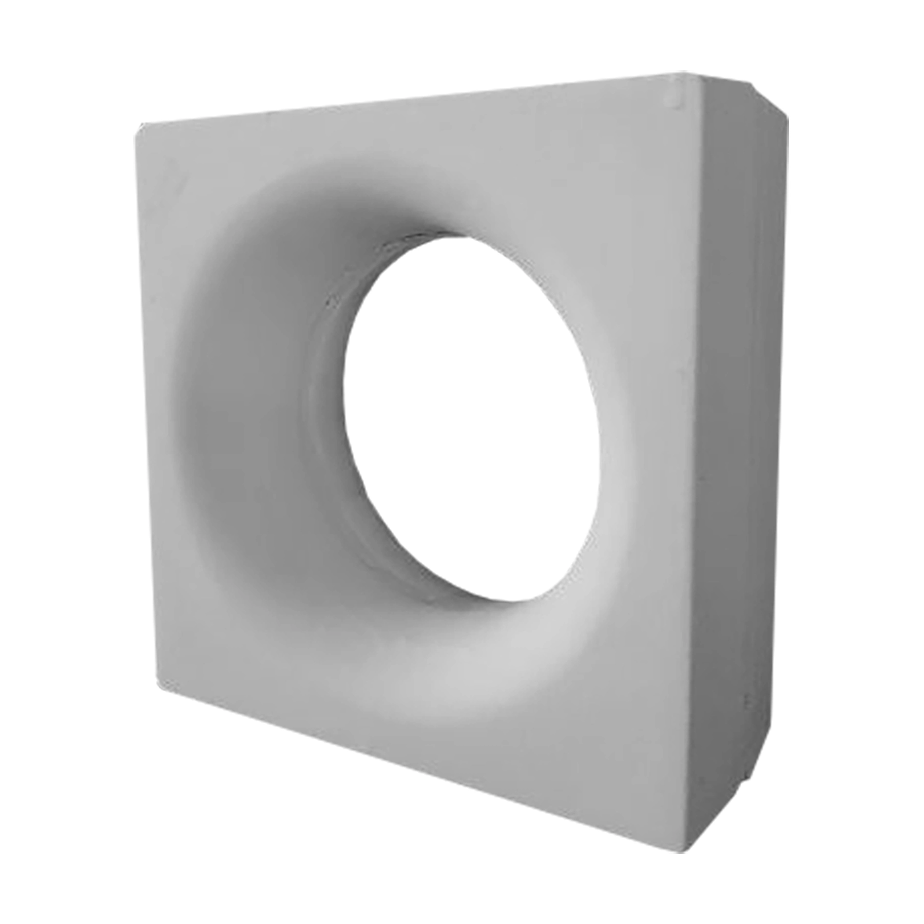 Elemento Vazado de Cimento 19x19cm Branco Luna Stone Plus
