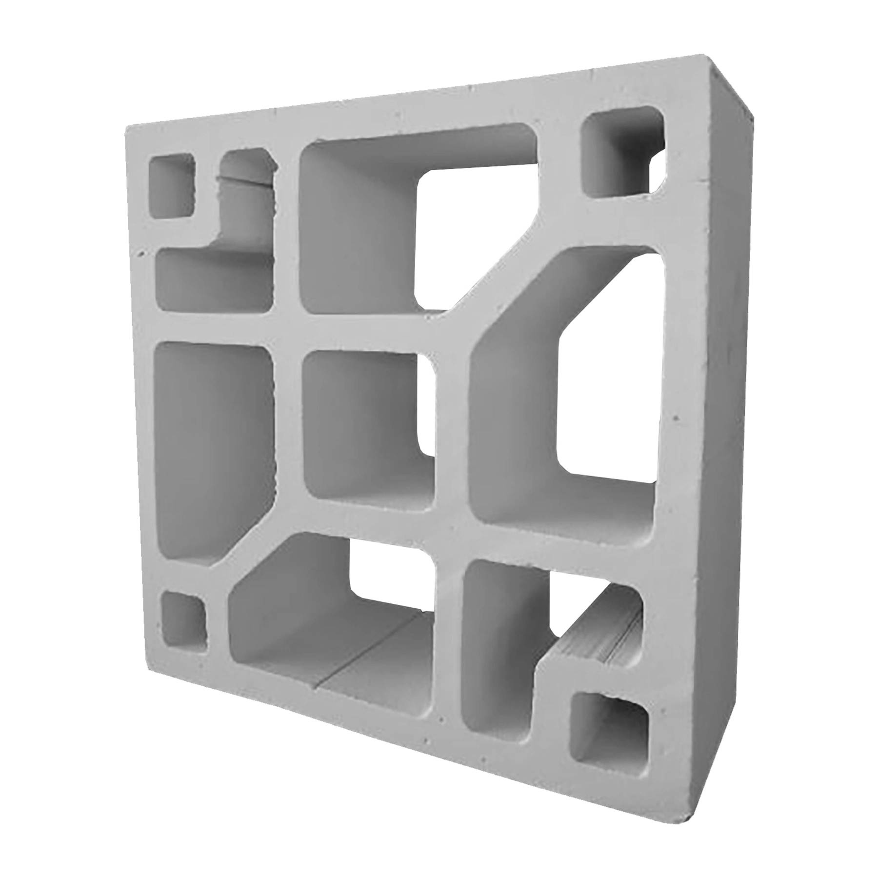 Elemento Vazado Cerâmico 20x20cm Branco Industrial Stone Plus