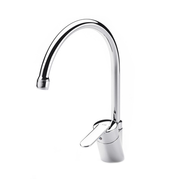 Torneira Monocomando para Pia de Cozinha Bica Alta Cromado Victoria Roca