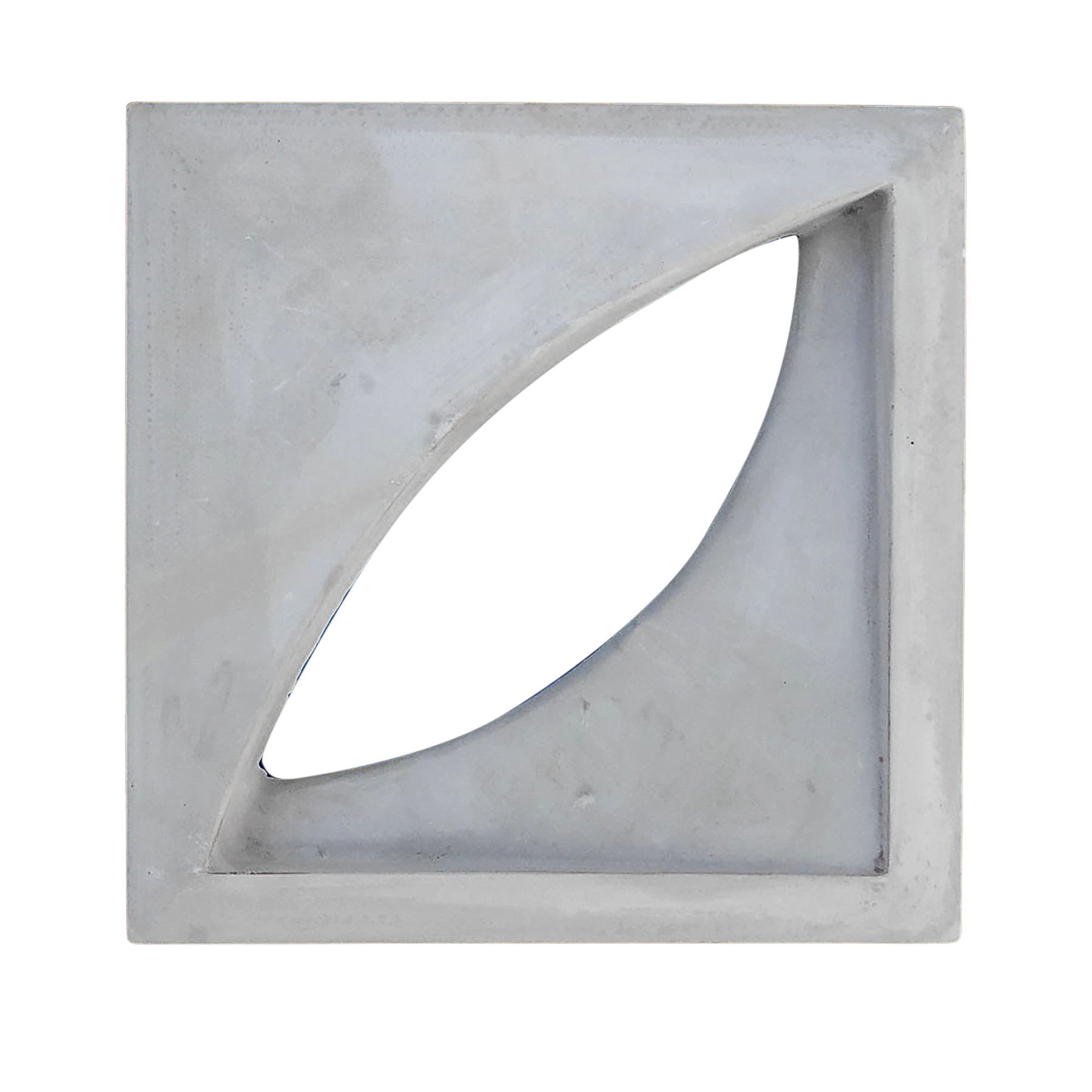 Elemento Vazado de Concreto 30x30cm Cinza Grego Lajes São Francisco