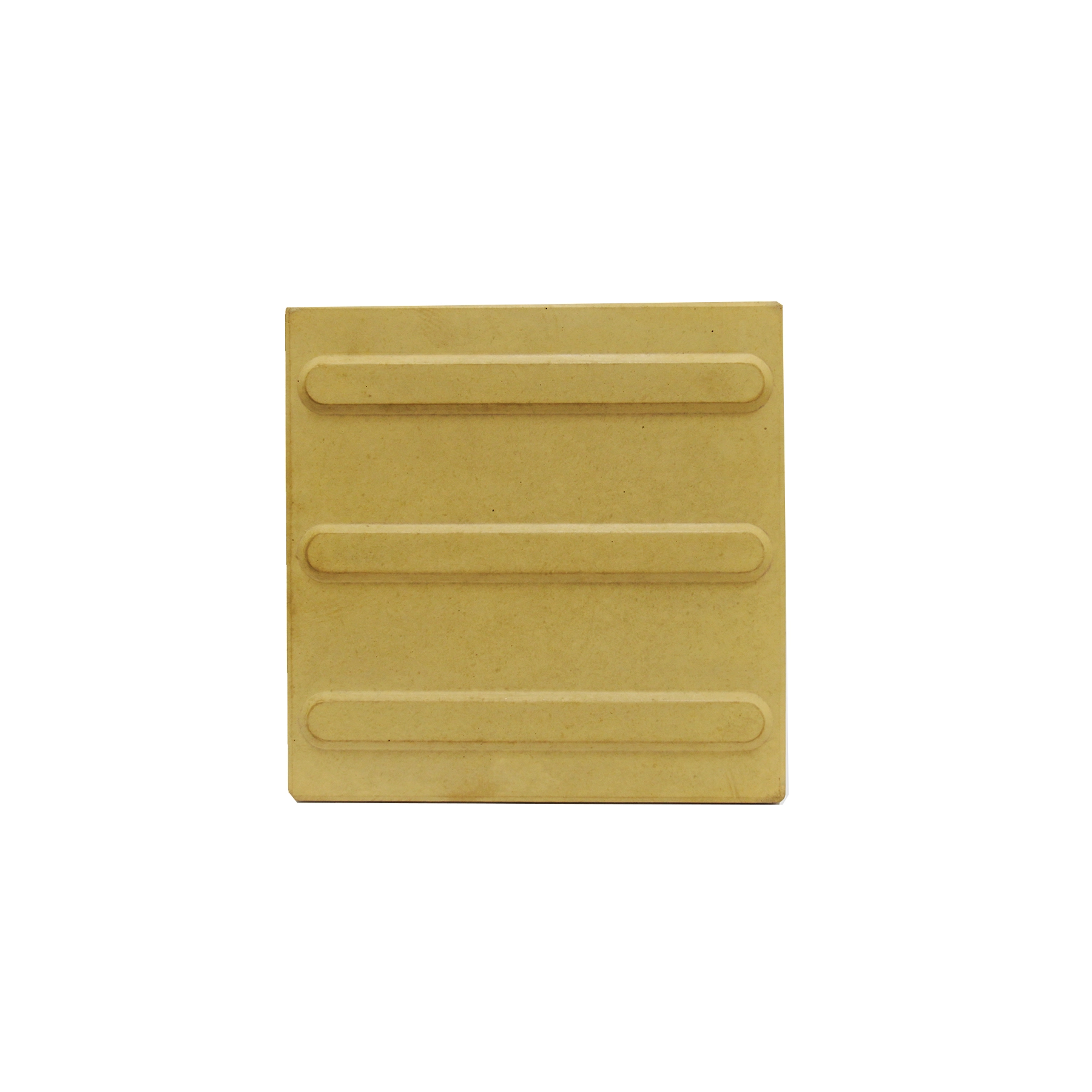Piso Tátil Direcional Amarelo 25x25x2,5 cm Tetracon