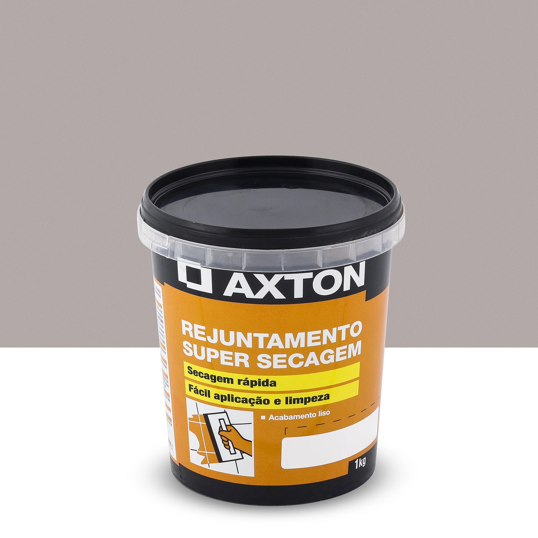 Rejunte Cimentício Aditivado Cinza 1 Kg Axton