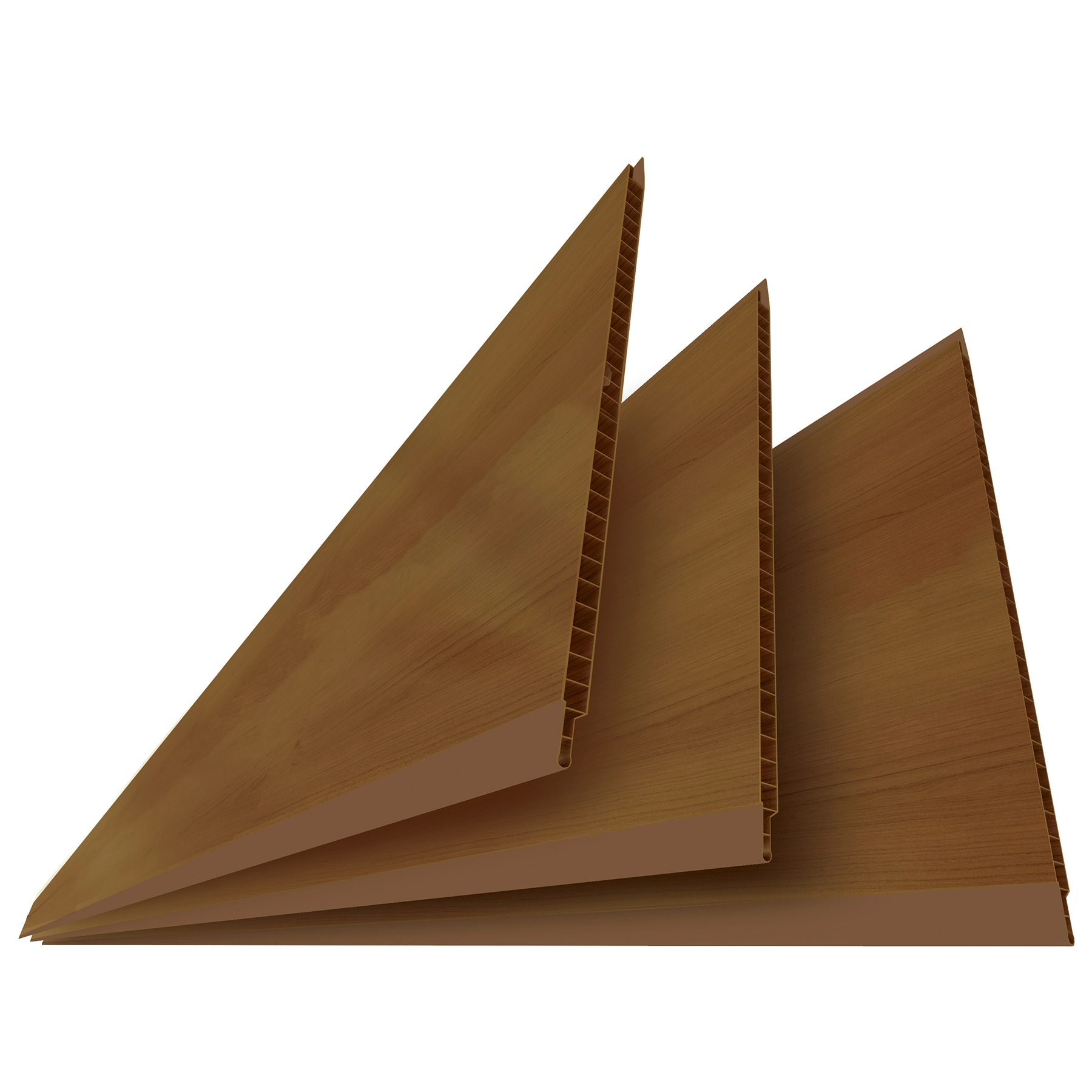 Forro de PVC Mogno 5m x 20cm 8mm Liso Junta Seca Plastilit