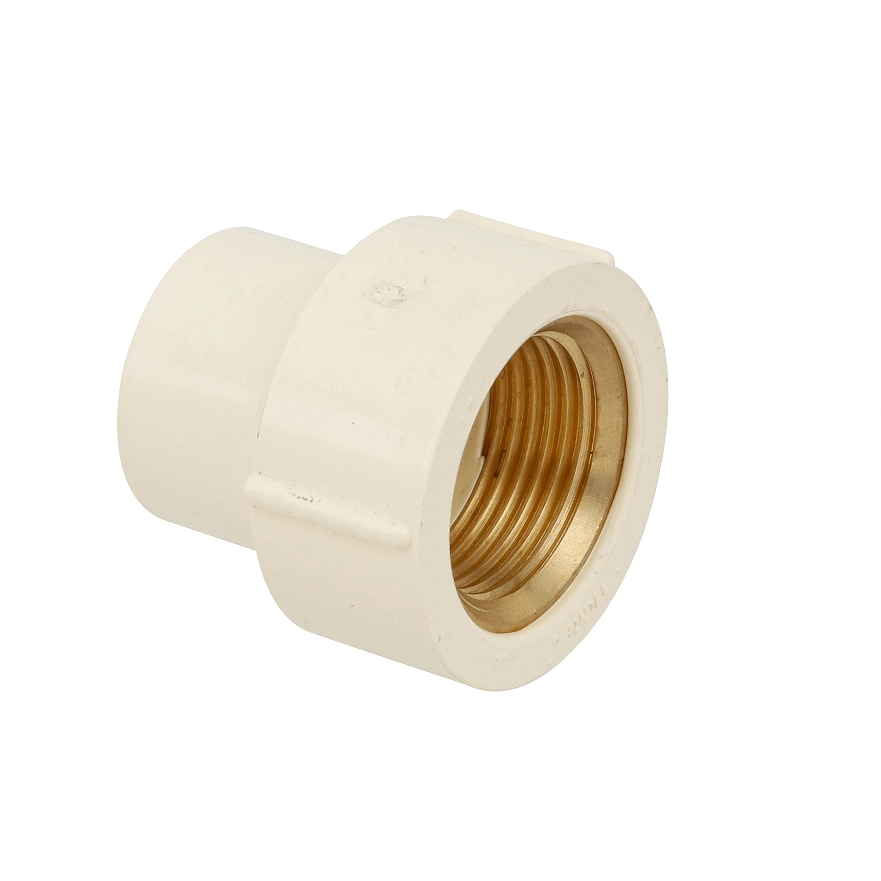 Luva de Transição CPVC Roscável e Liso para Condução de Água Quente 28mm ou 1" Tigre