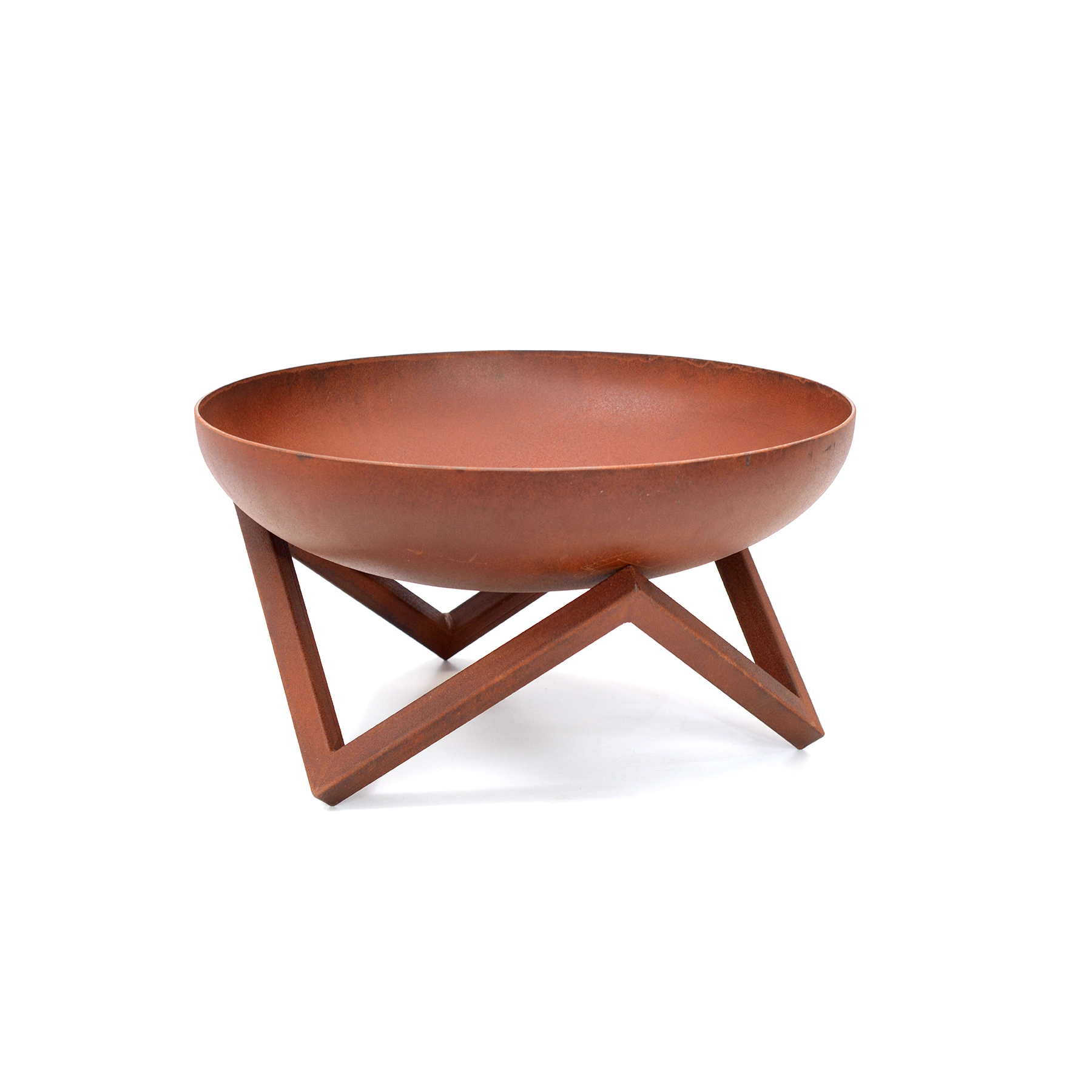 Lareira Externa a Lenha Corten Oxid Colorado 60cm FNF