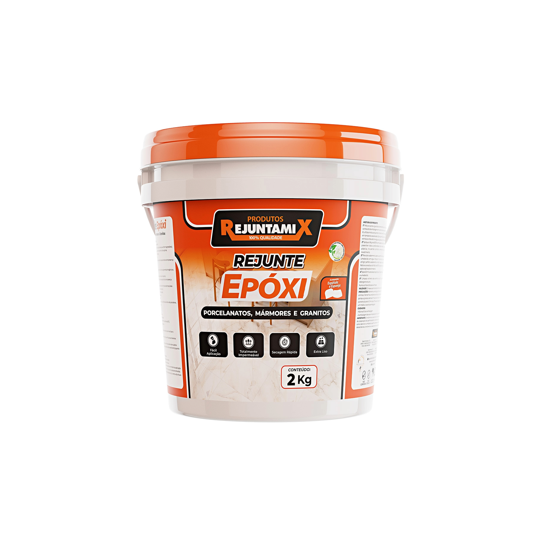Rejunte Epóxi Palha 2 Kg Rejuntamix
