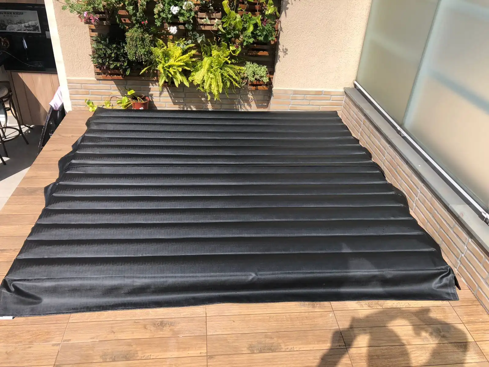 Capa Térmica para SPA Retangular Goldspacril 200x190cm Preto Capa Spa