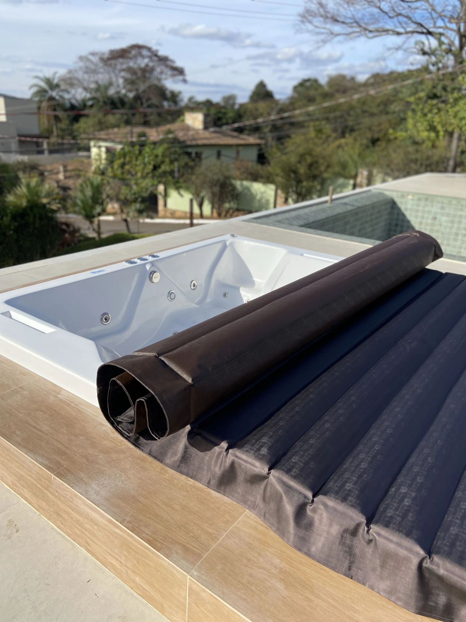Capa Térmica para SPA Retangular Minispa Vip 193x100cm  Capa Spa