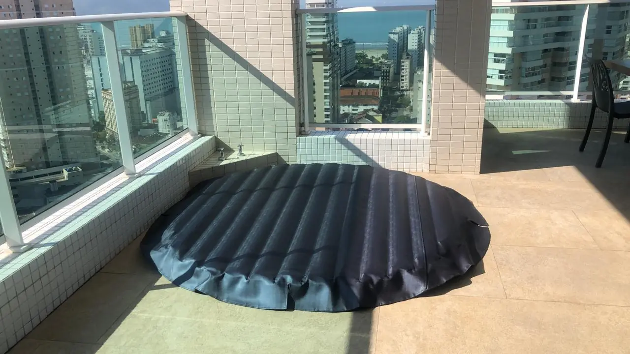 Capa Térmica para SPA Redonda J180 180x180cm Azul Capa Spa
