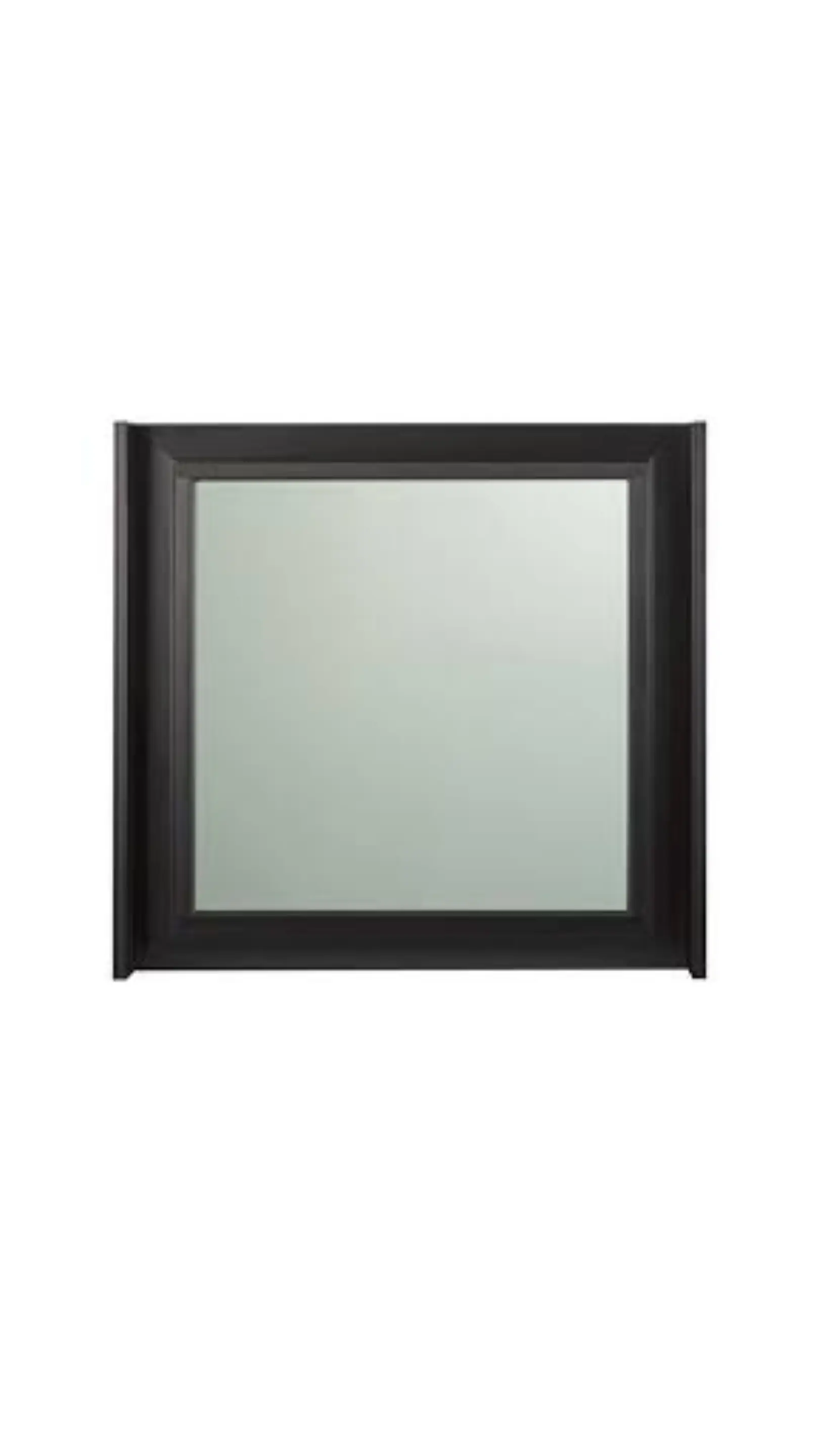 Quadro para Janela de Alumínio Fixa Suprema Preta