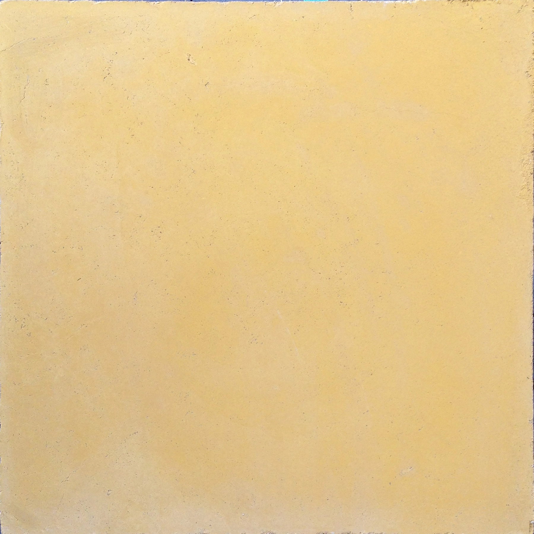 Ladrilho Hidráulico Quadrado Liso Amarelo 20x20cm Oficina Yby