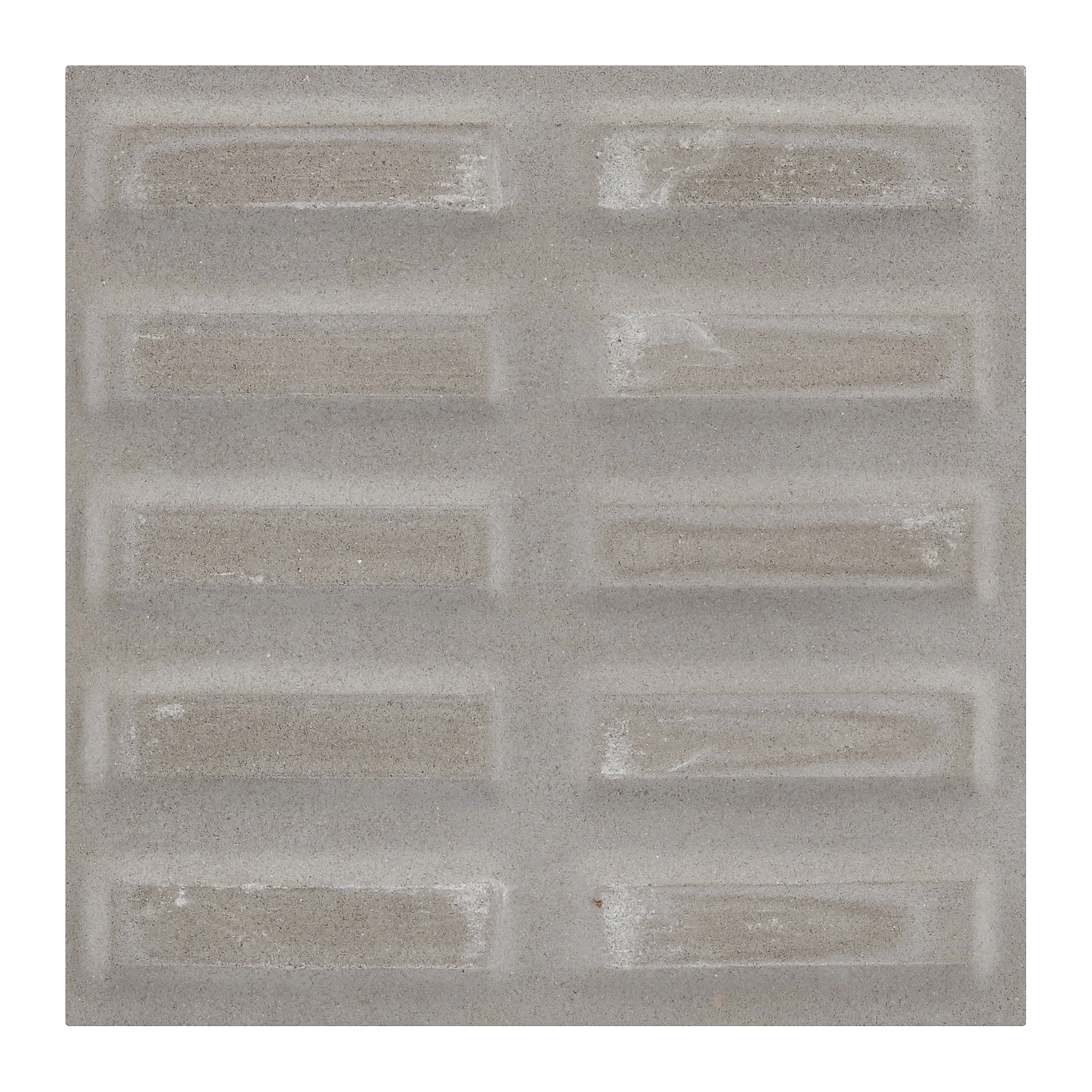 Piso Ladrilho para Calçada m² Rampa Filete Cinza 20x20cm Cimartex