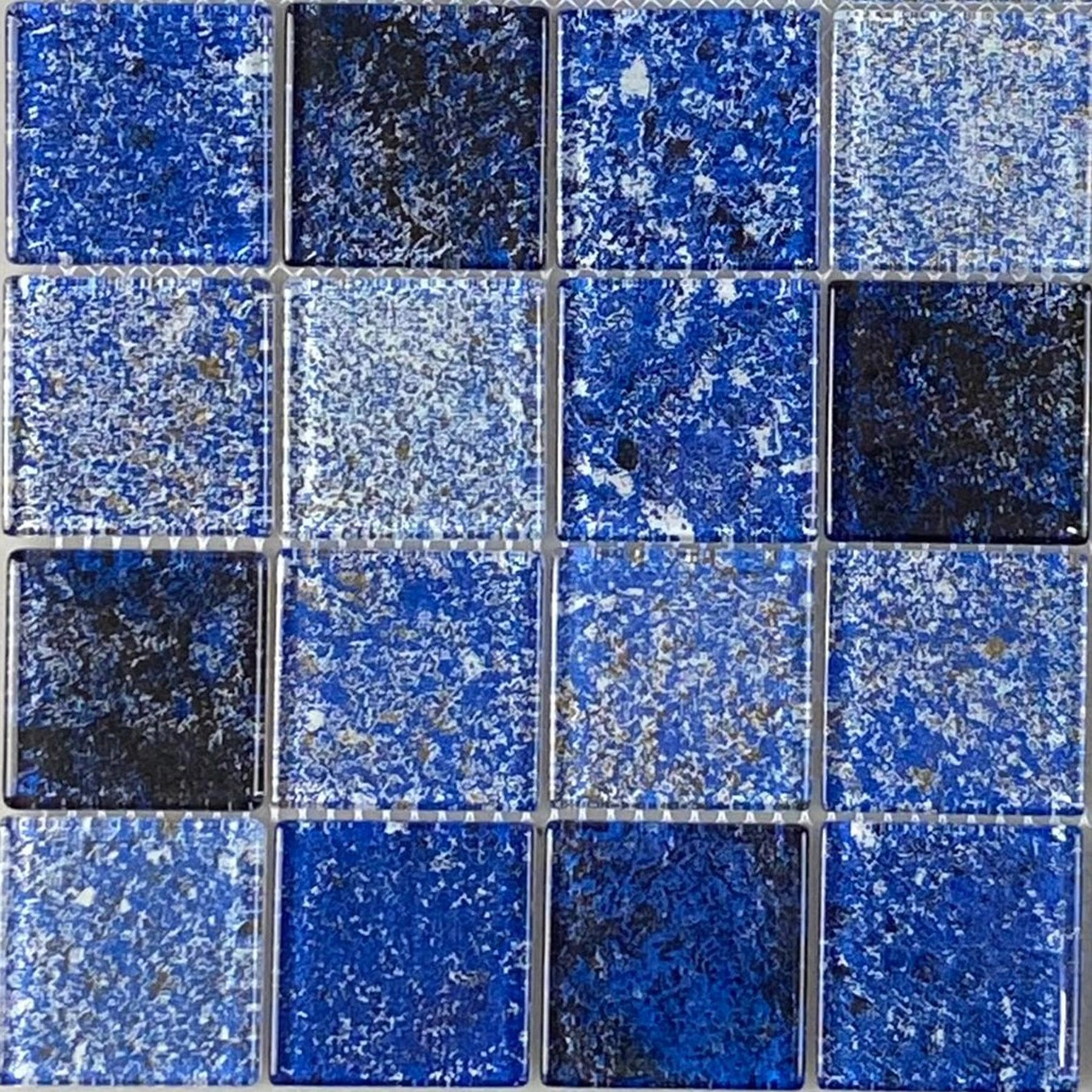 Pastilha de Vidro Surf Cobalt 7,5x7,5cm Van Gogh