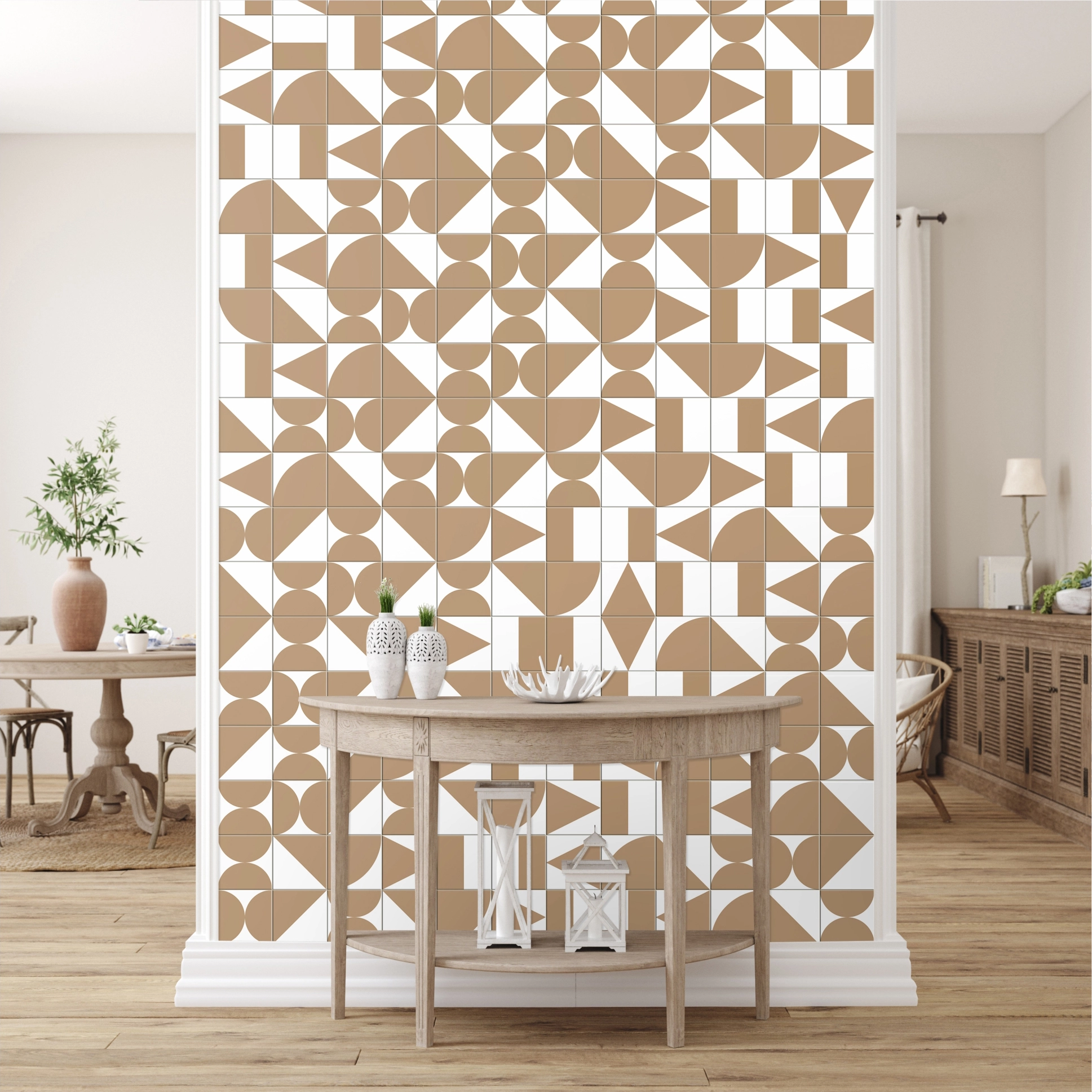 Revestimento Decorativo Geo Color Mostarda Imper 15,4x15,4cm Sofistq
