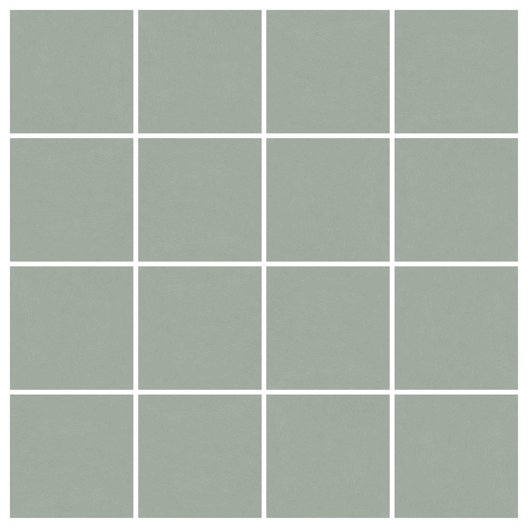 Revestimento para Fachada e Piscina Monocolor Fosco 7,5x7,5cm Borda Arredondada Surfaces Flat Mint Portobello