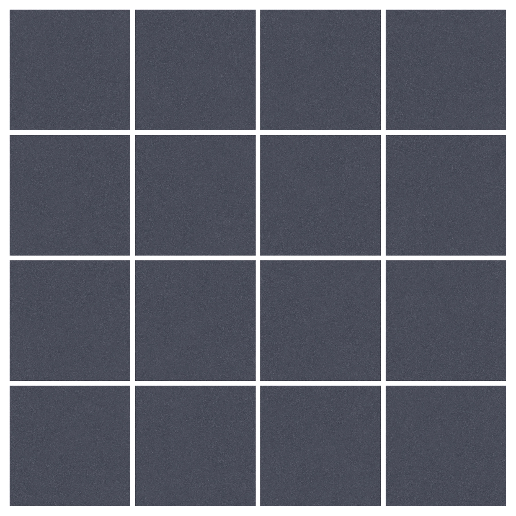 Revestimento para Fachada e Piscina Monocolor Fosco 7,5x7,5cm Borda Arredondada Surfaces Flat Navy Portobello