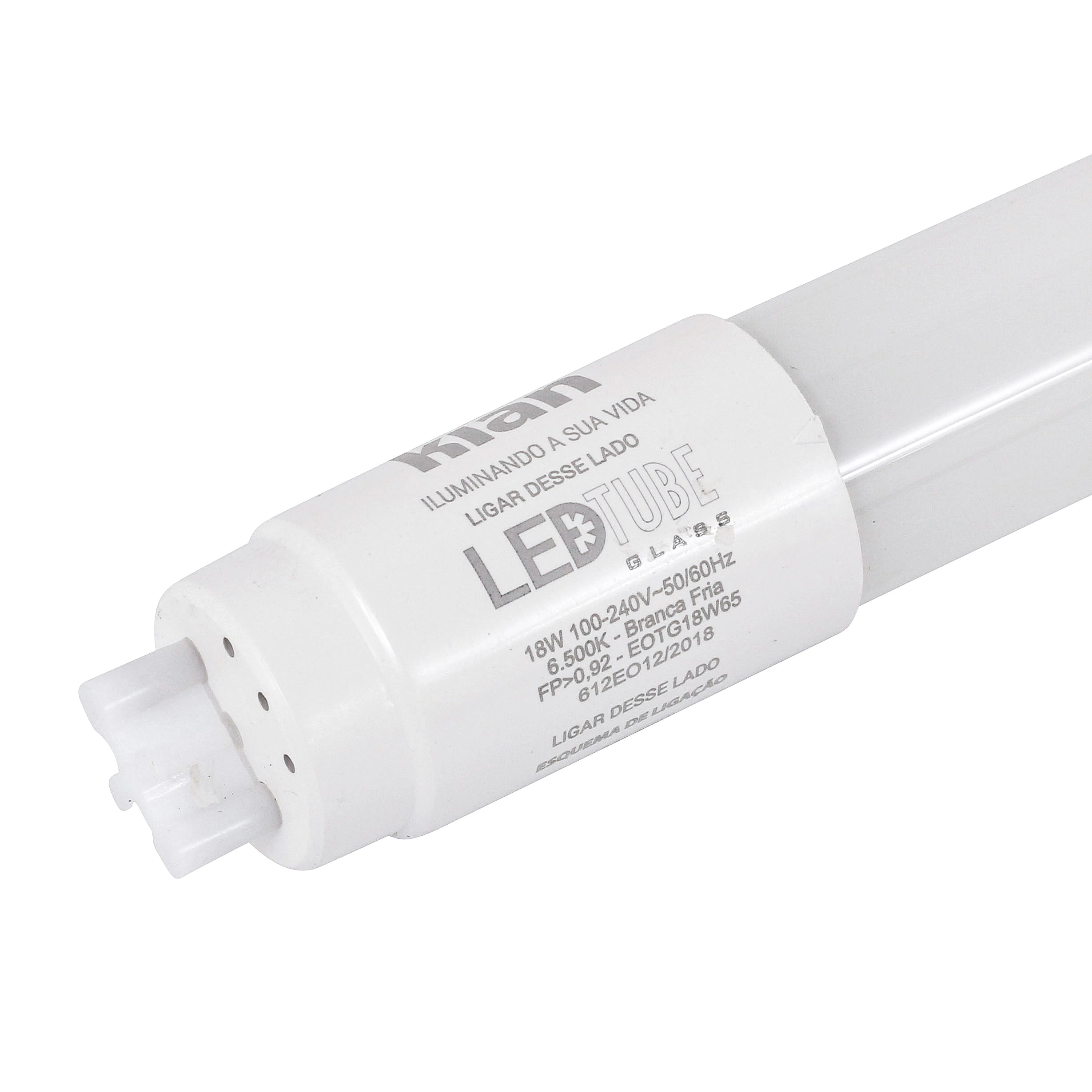 Lâmpada LED Tubular Luz Branca 18W Kian Bivolt
