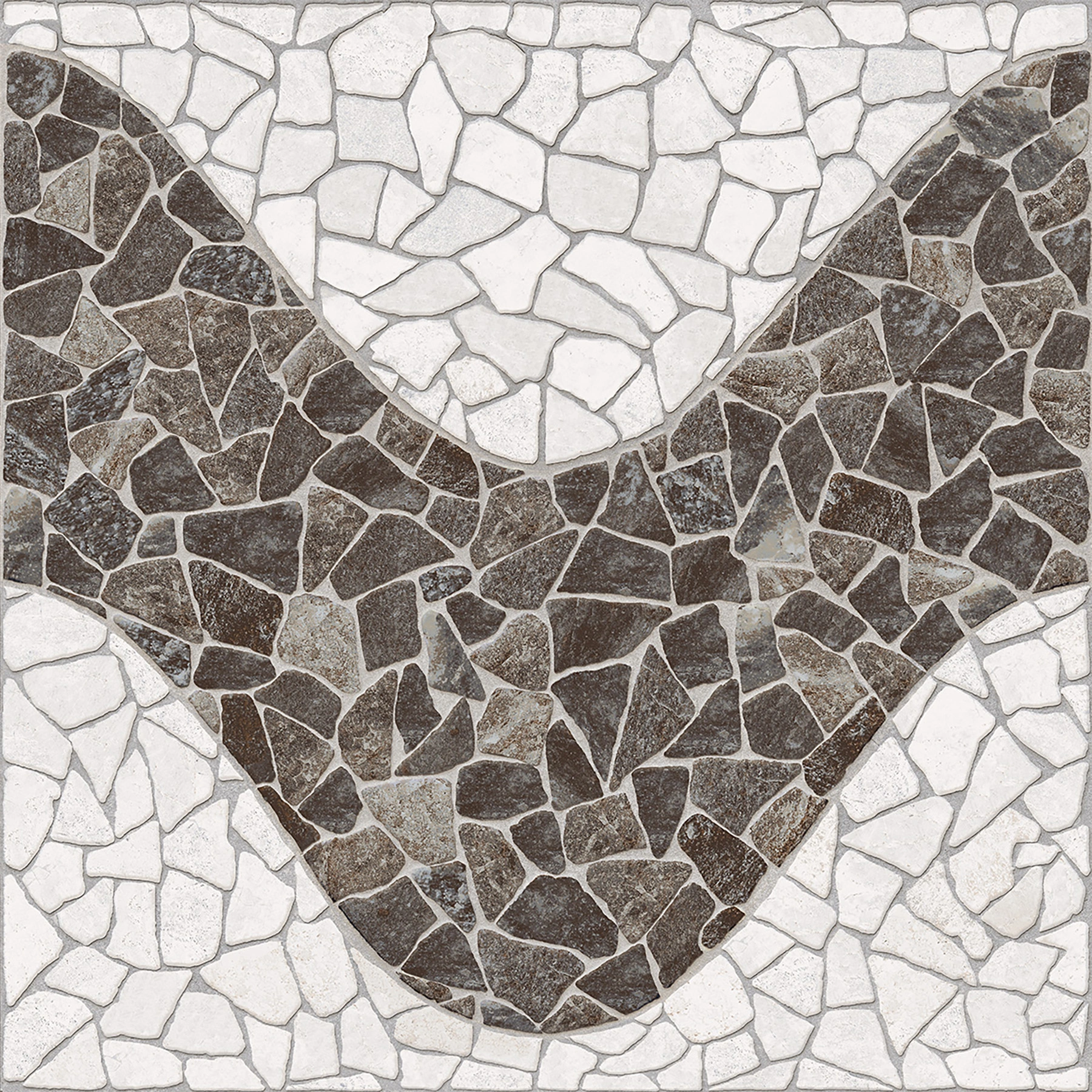 Piso Cerâmico Decorado Borda Arredondada Externo 46x46cm Estoril Cerbras