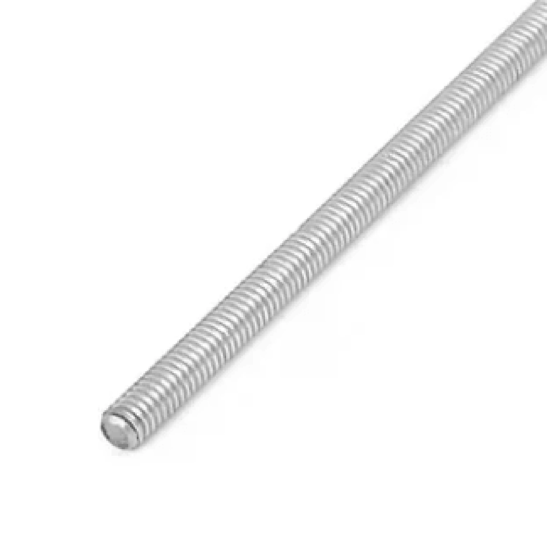 Barra Roscada Aço Carbono Zincado Branco 14mmx1m 10 peças