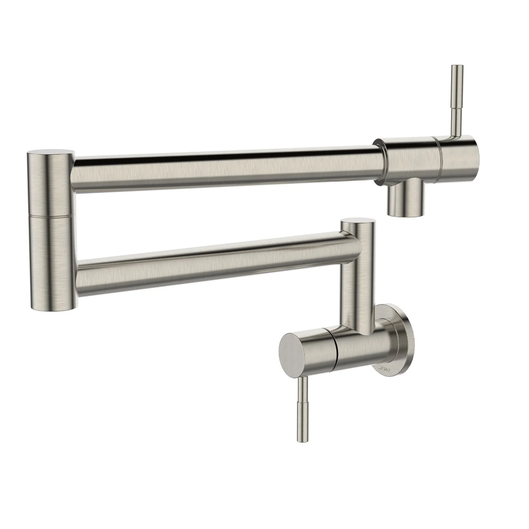 Torneira de Parede para Cozinha com Bica Alta Articulável Inox Escovado Columbia Jiwi