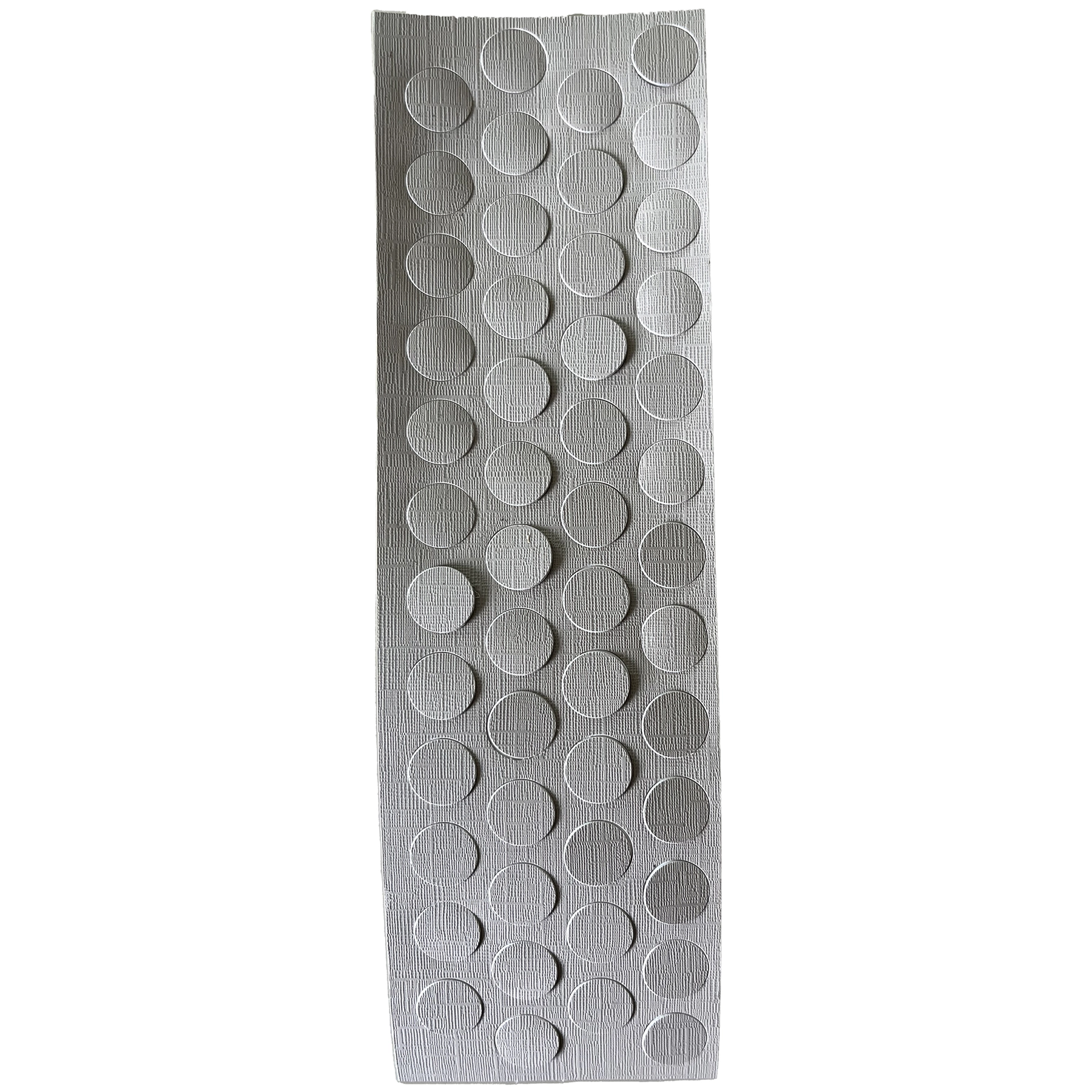 Tapa Furo Fume Clássico Grafis PVC 13mm Marfim Tapa Furos