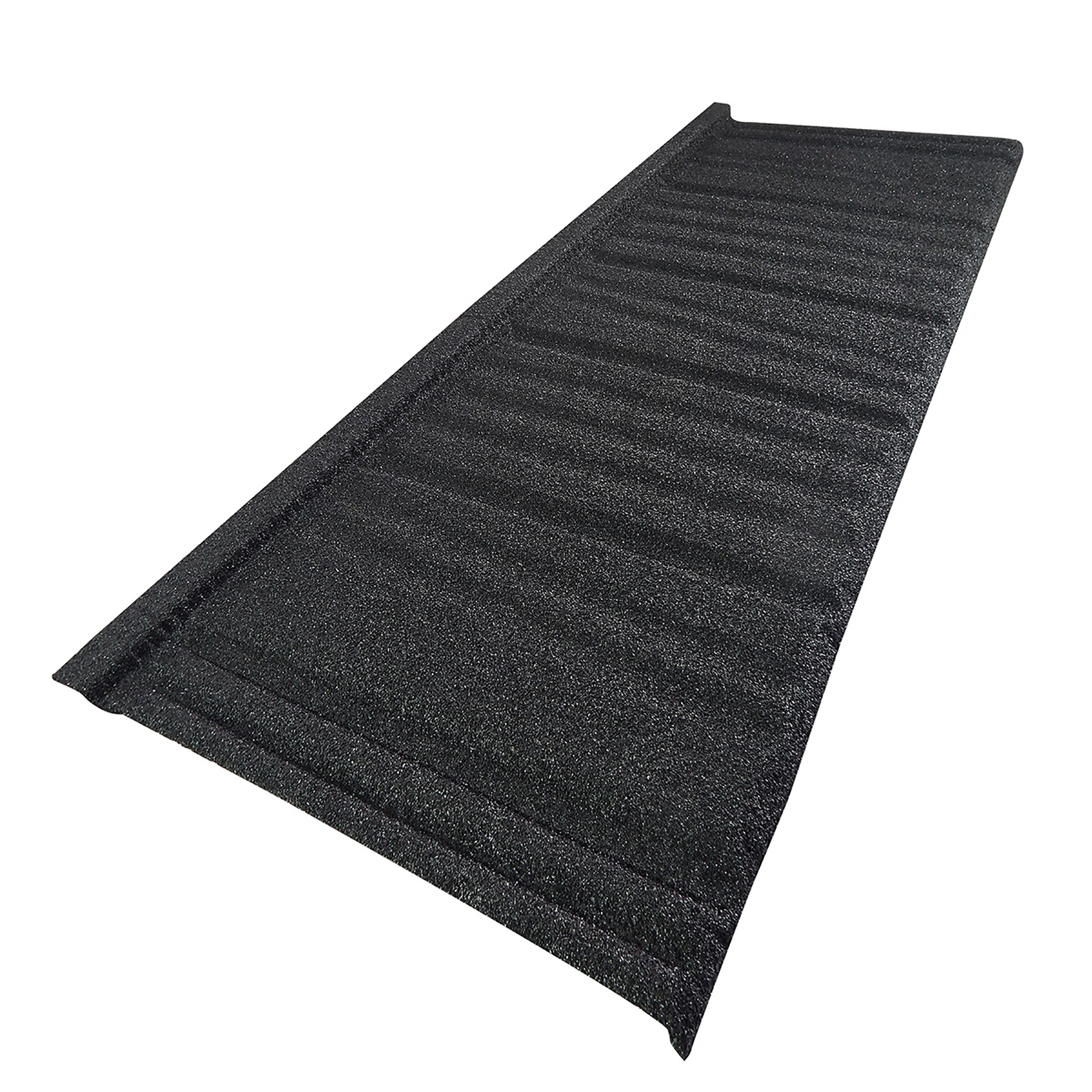 Telha Cerâmica Gravilhada 43 x 118cm Preta Euro Telhas