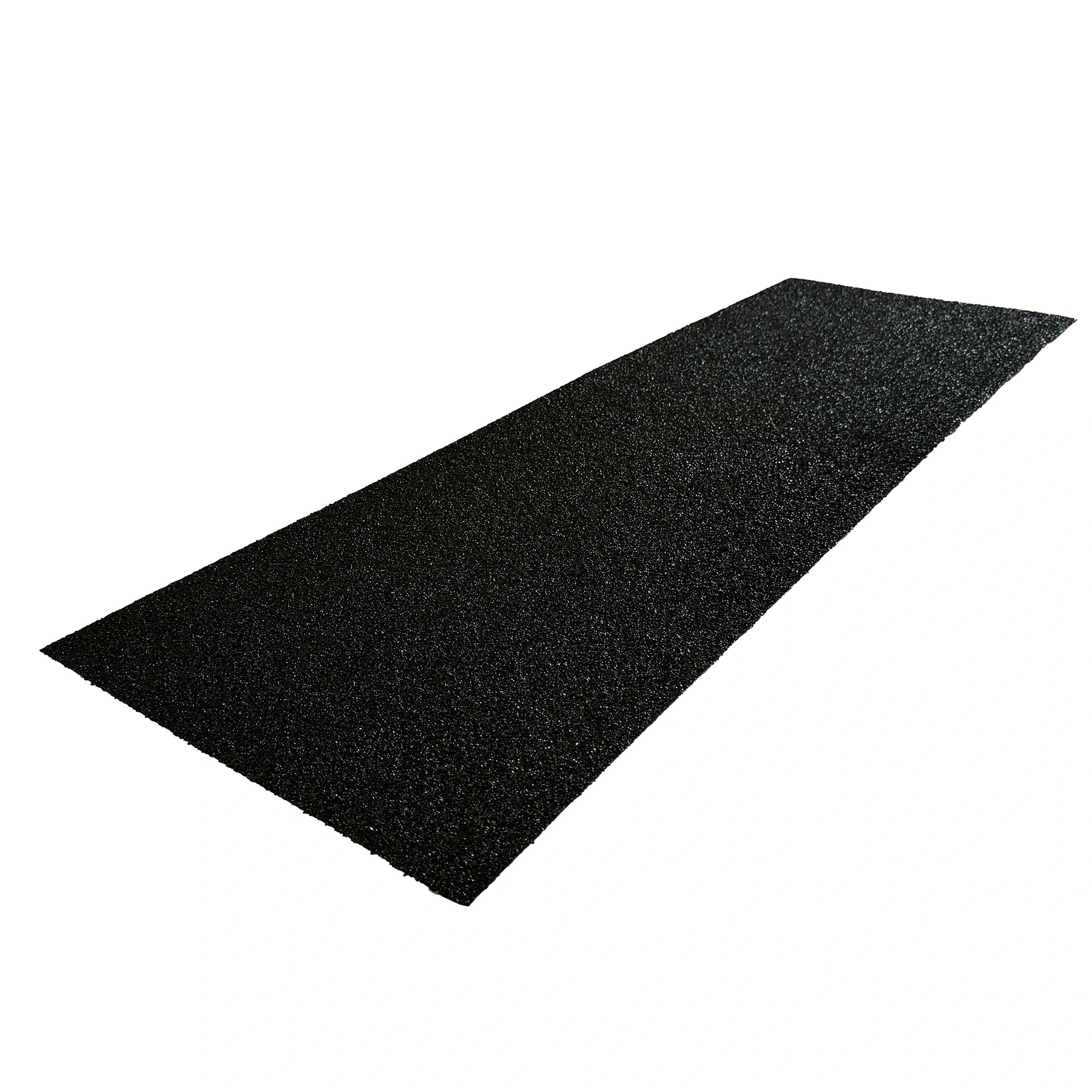 Chapa Plana Cerâmica Gravilhada 30x120cm Preta Euro Telhas