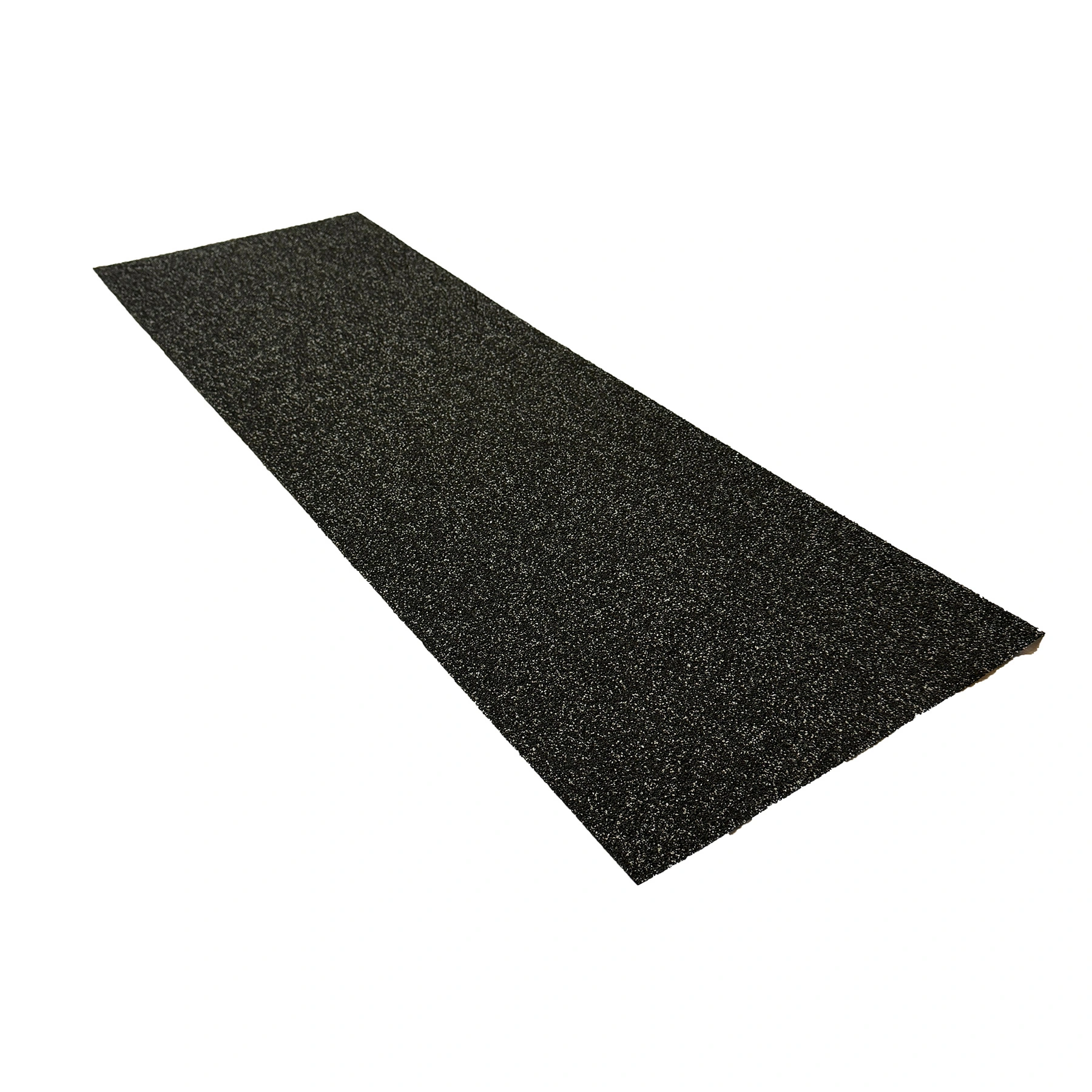 Chapa Plana Cerâmica Gravilhada 30x120cm Preta Euro Telhas