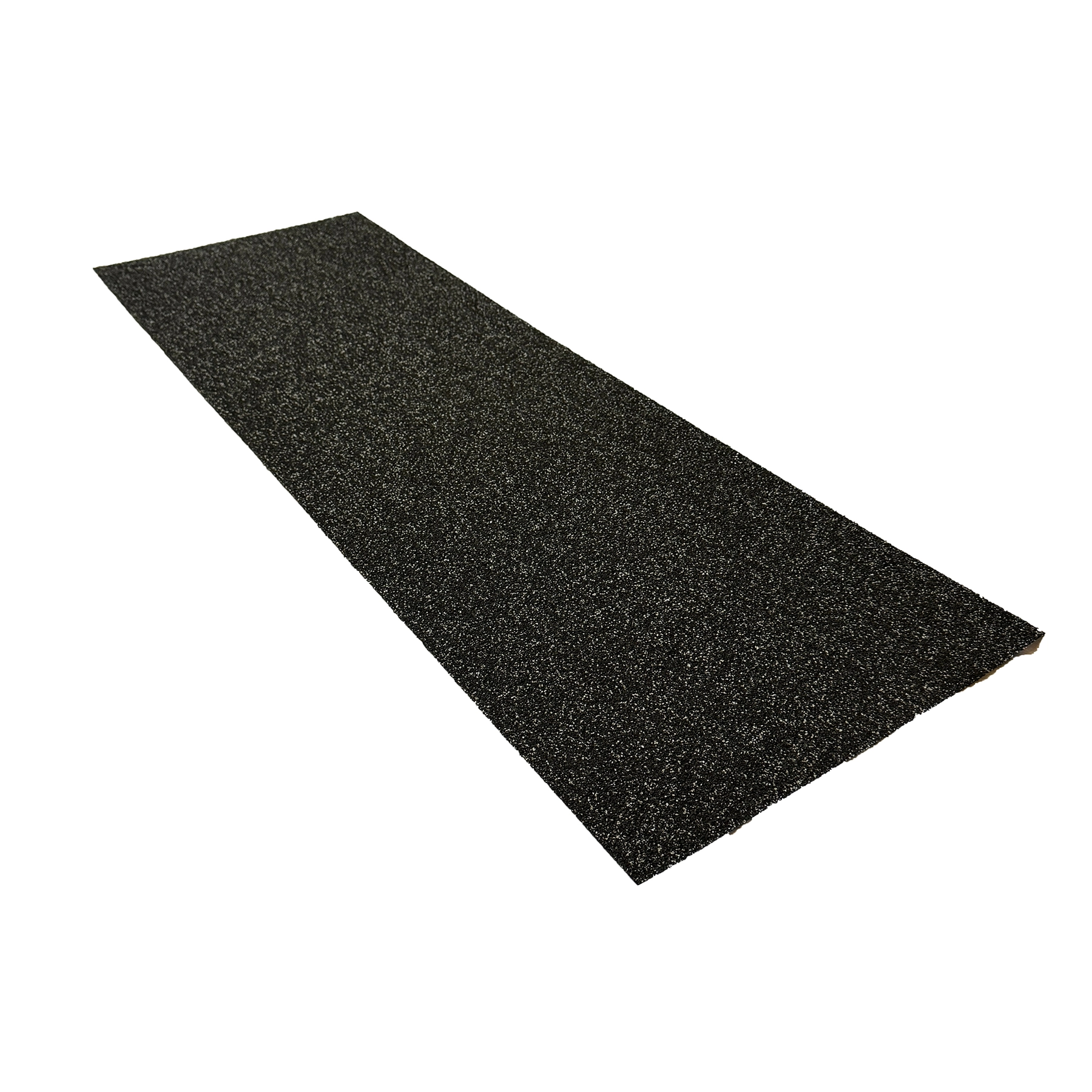Chapa Plana Cerâmica Gravilhada 20x120cm Preta Euro Telhas