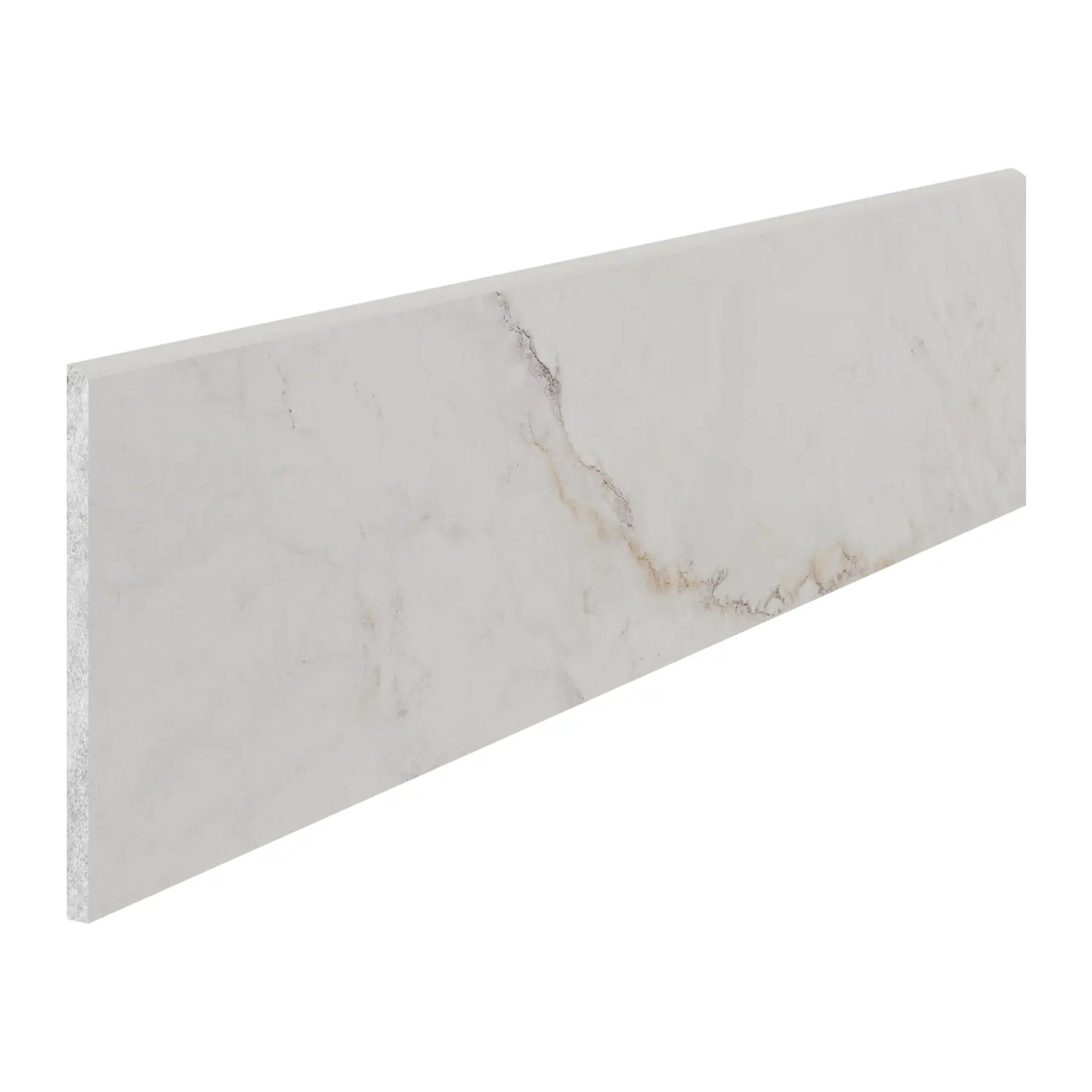 Rodapé Marmorizado Acetinado 20x90cm Apuano Oro Portobello