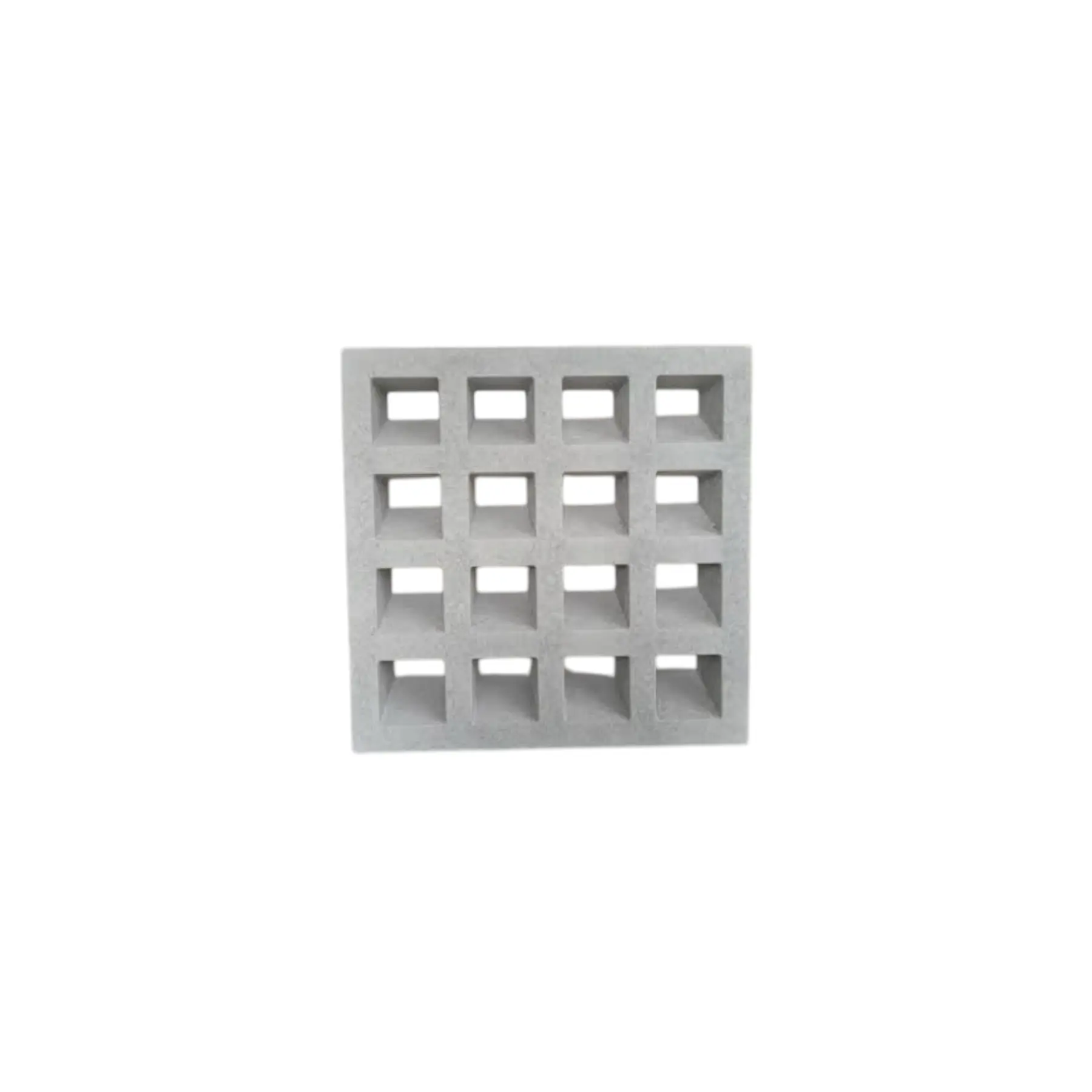 Cobogó de Concreto Liso 40x40cm Cinza Stone Plus