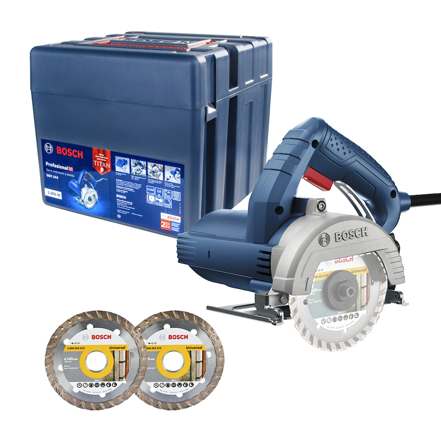 Serra Mármore Bosch GDC 150 Elétrica 125mm 1500W 220V