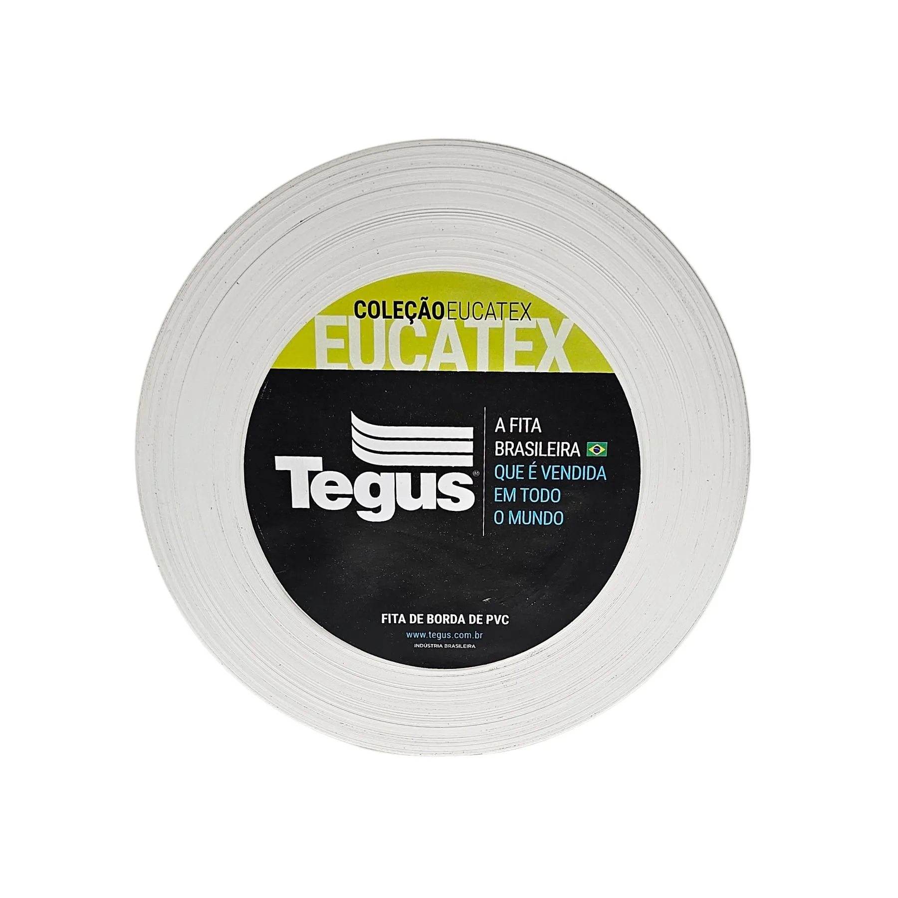Fita de Borda de Plástico PVC M01 Branco 22mm Rolo com 10m Eucatex