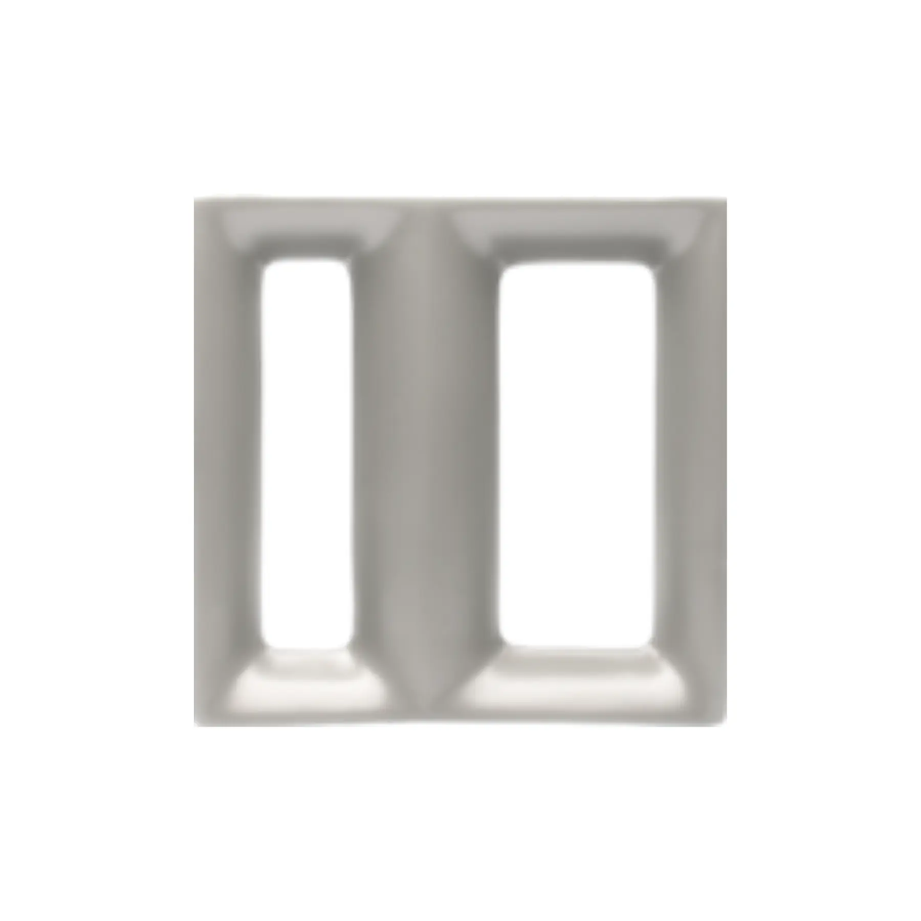 Cobogó Cerâmico Natural 30x30x8cm Griggio Vertz Essenza Cerâmicas