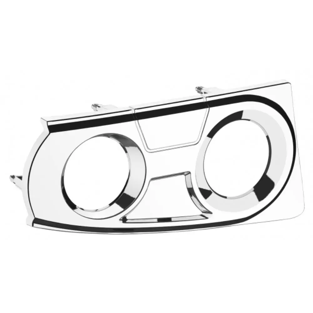 Moldura do Farol Auxiliar IVECO STRALIS/STRALIS HI-WAY Lado Direito Cromada - GAUER MD1394