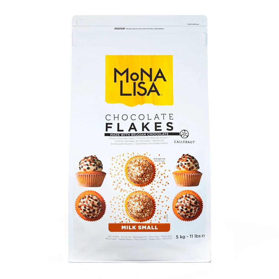 Choco Mona Lisa Flocos Split Ao Leite P 5kg Chm Sp 4z3 Br U73 Callebaut