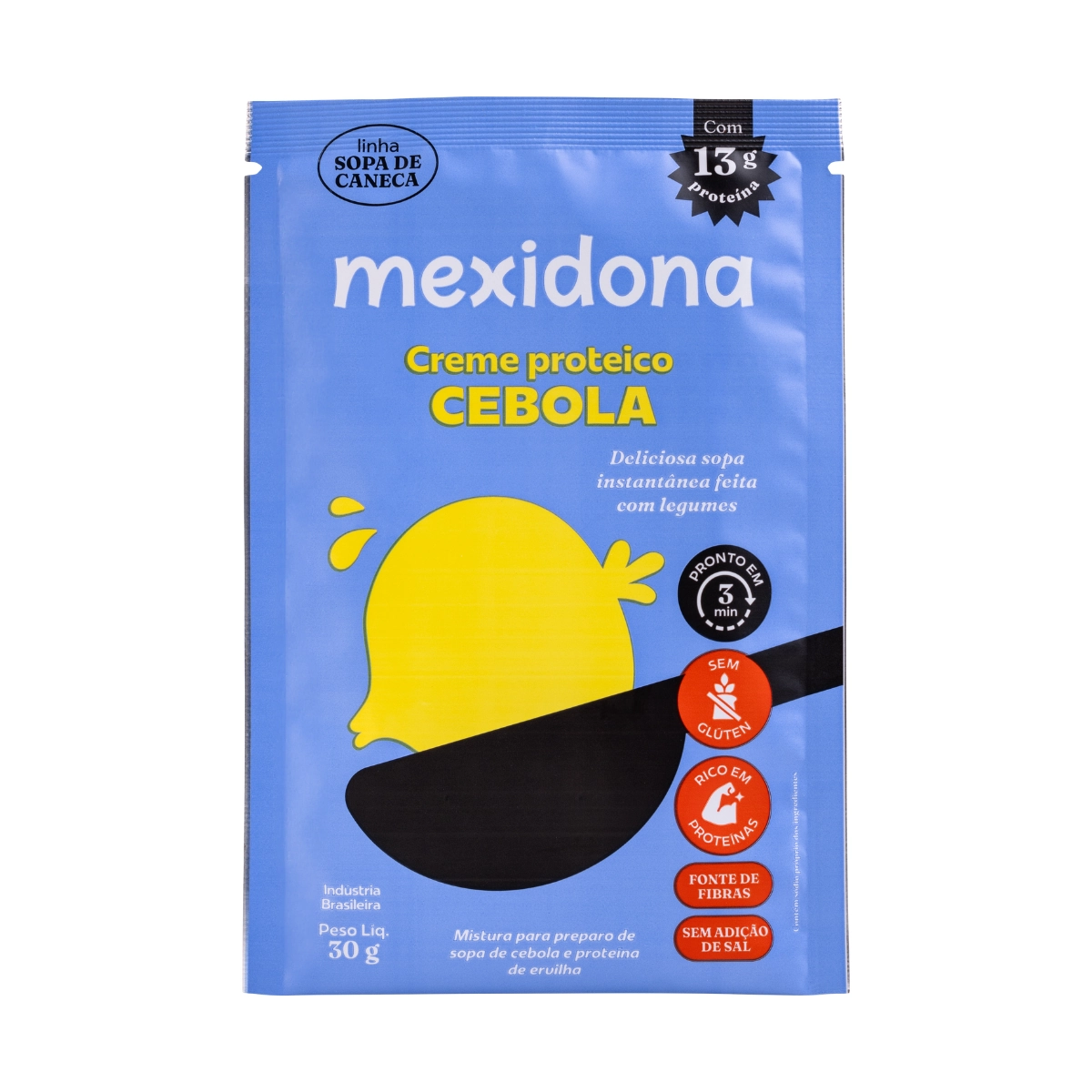 Creme Proteico Cebola Mexidona Sopa De Caneca Pacote 30g