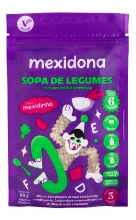 Sopa Mexidona Legumes Com Brocolis E Letrinhas 90g