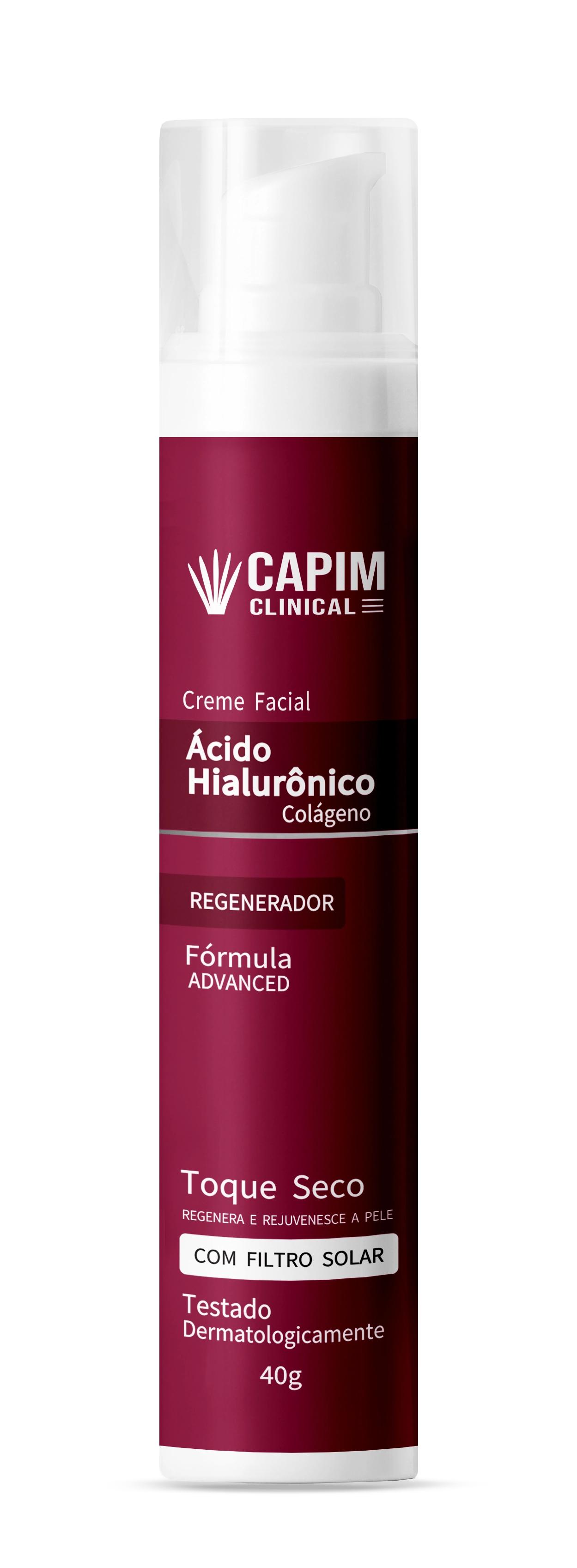 Facial Capim Limao Valvula 40g Acido Hialuronico