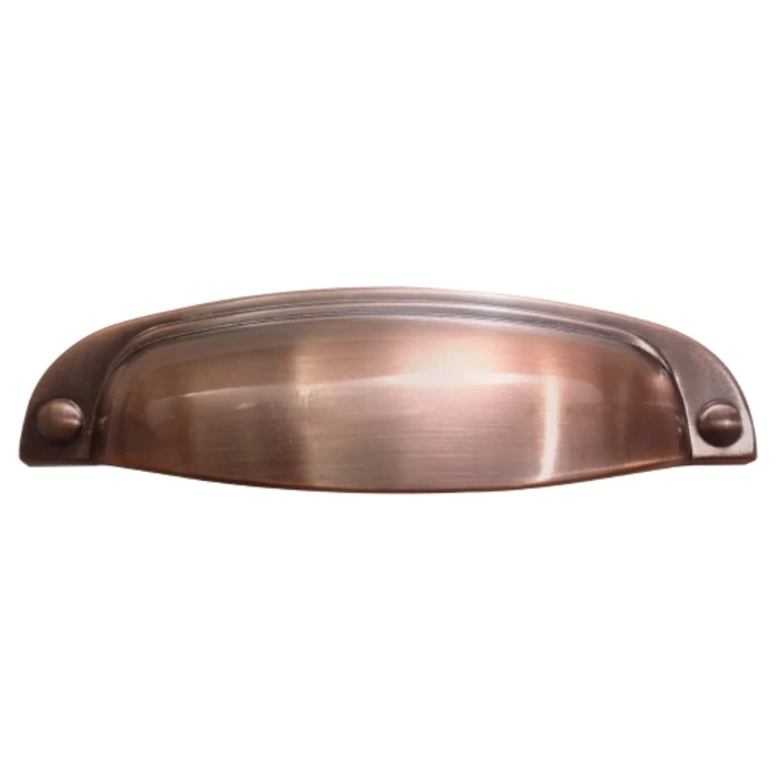Puxador Concha 6888 Sobrepor 96mm - Cobre