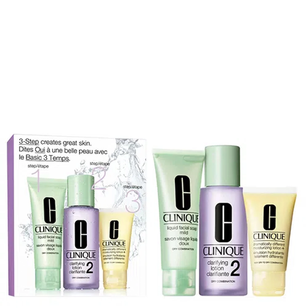 Clinique 3 Step Introductory Kit Skin Type 2 Drier Skin