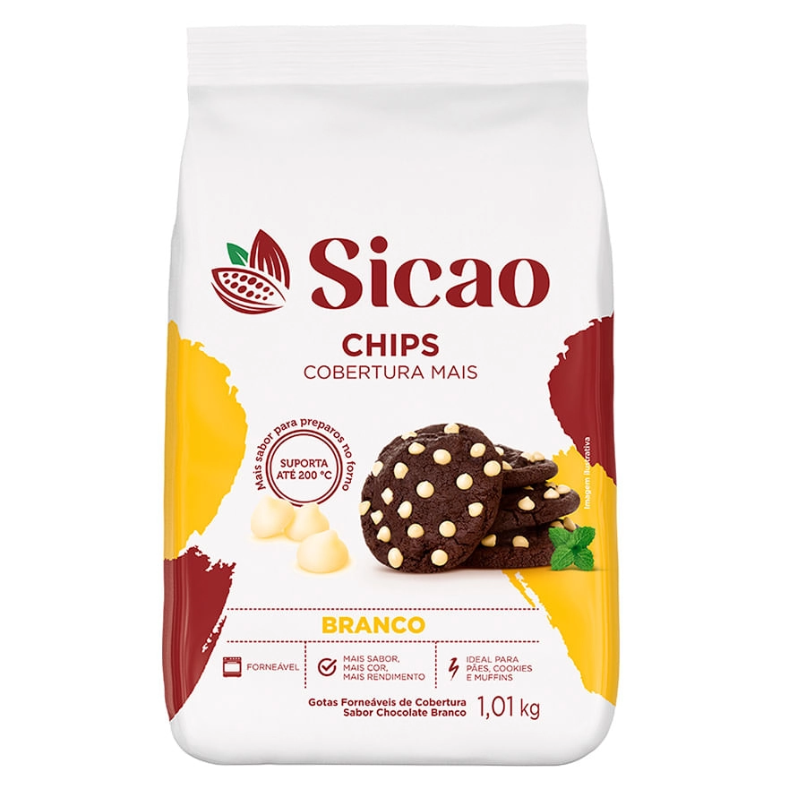 Chips Cob Branco Sicao 1,01kg