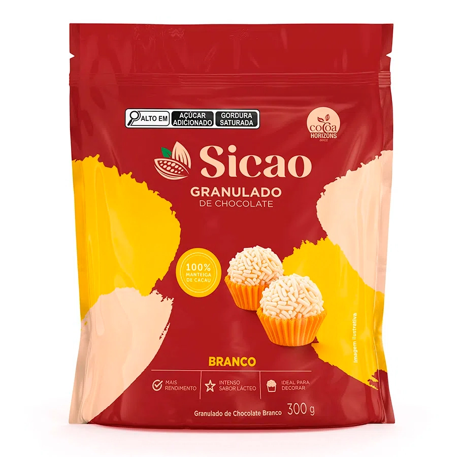 Granulado Sicao Branco 300g Callebaut