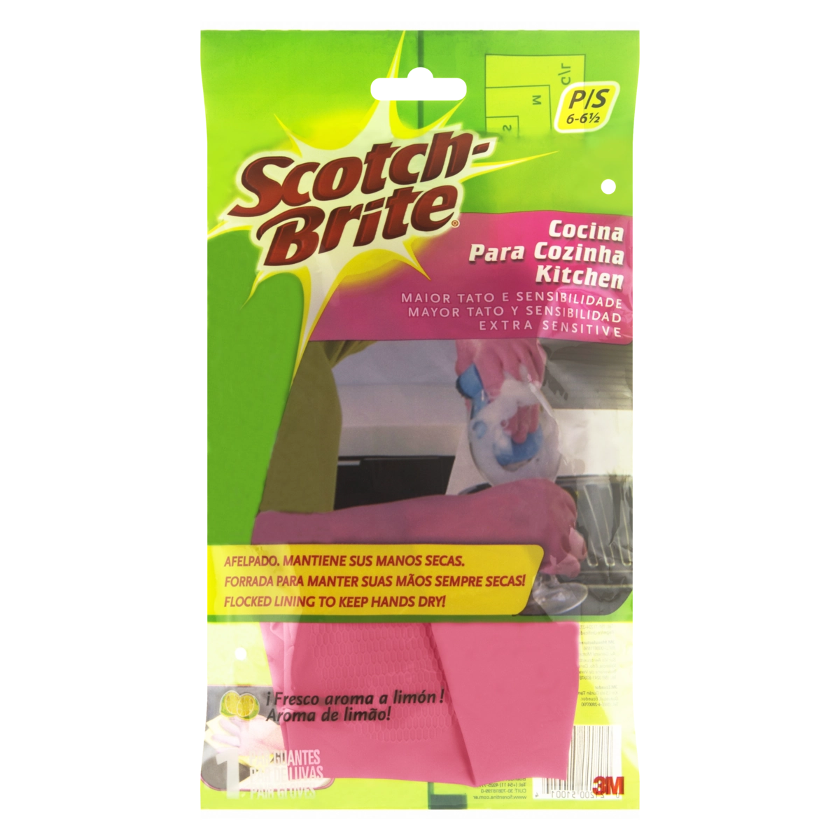 Luvas Forradas Tarefas Delicadas Pequena SCOTCH BRITE