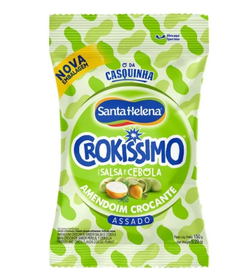 Amendoim Crokissimo Salsa Cebola 1.01kg 1276 Santa Helena