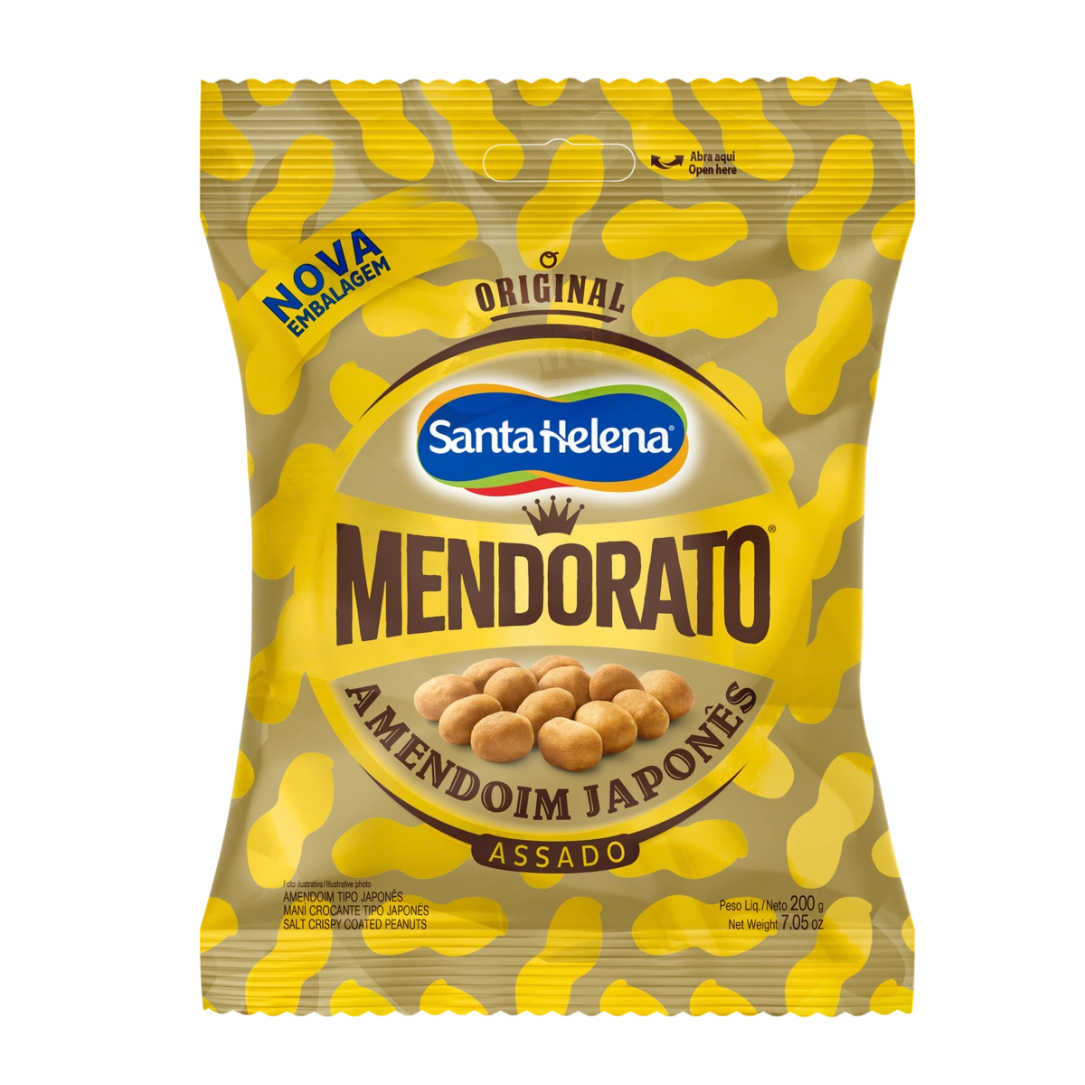 Amendoim Japones Mendorato 200g 220 Santa Helena