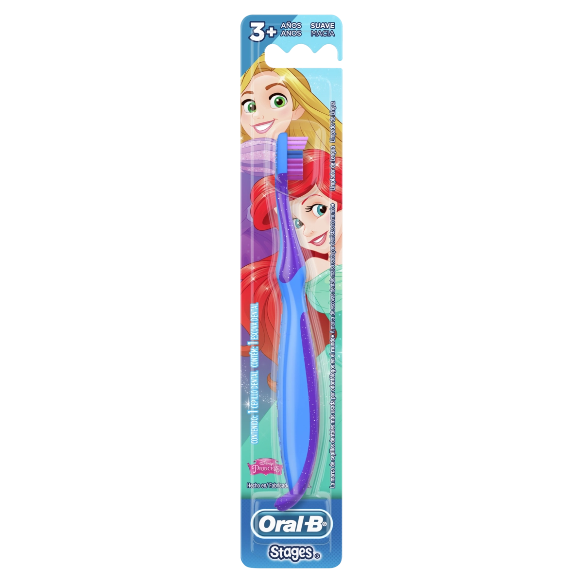 Escova Dental Infantil Macia Disney Princess Oral B Pro Saúde Stages